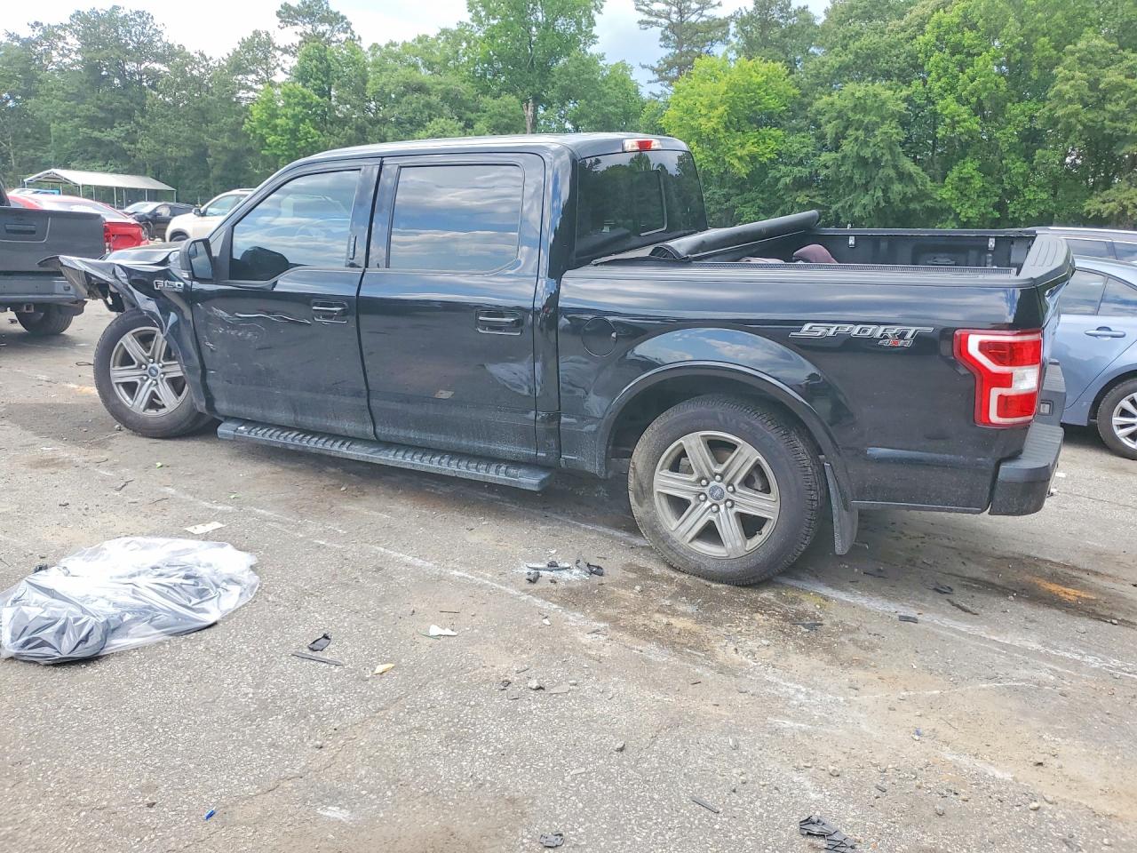 2018 Ford F150 Supercrew Black vin: 1FTEW1E58JFD91430