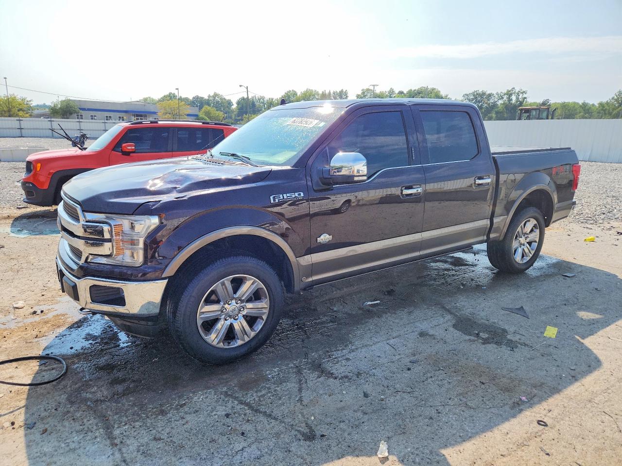 2020 Ford F150 Supercrew Burgundy vin: 1FTEW1E59LFB18080