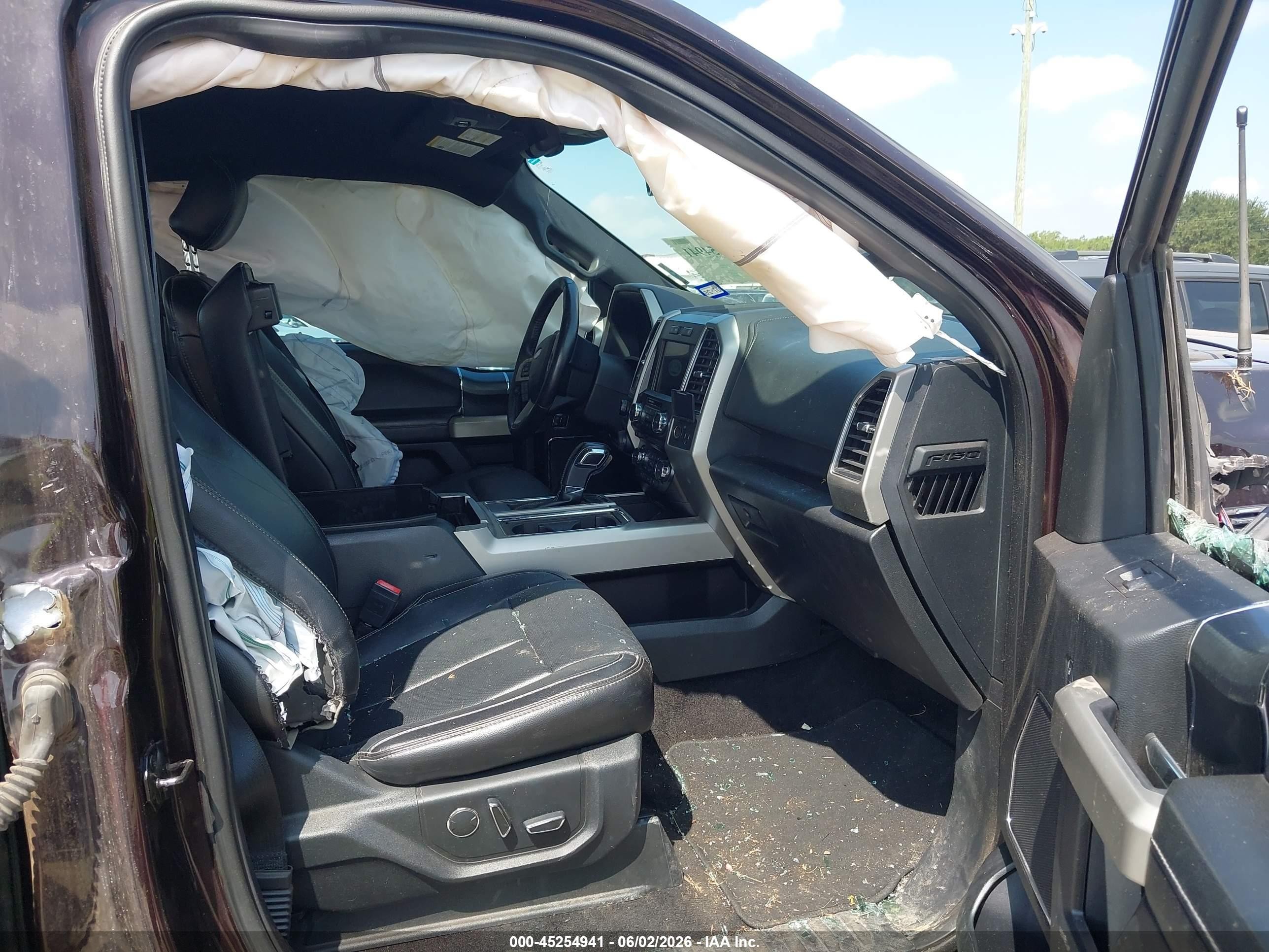 2018 Ford F-150 Lariat Brown vin: 1FTEW1E5XJKD53186