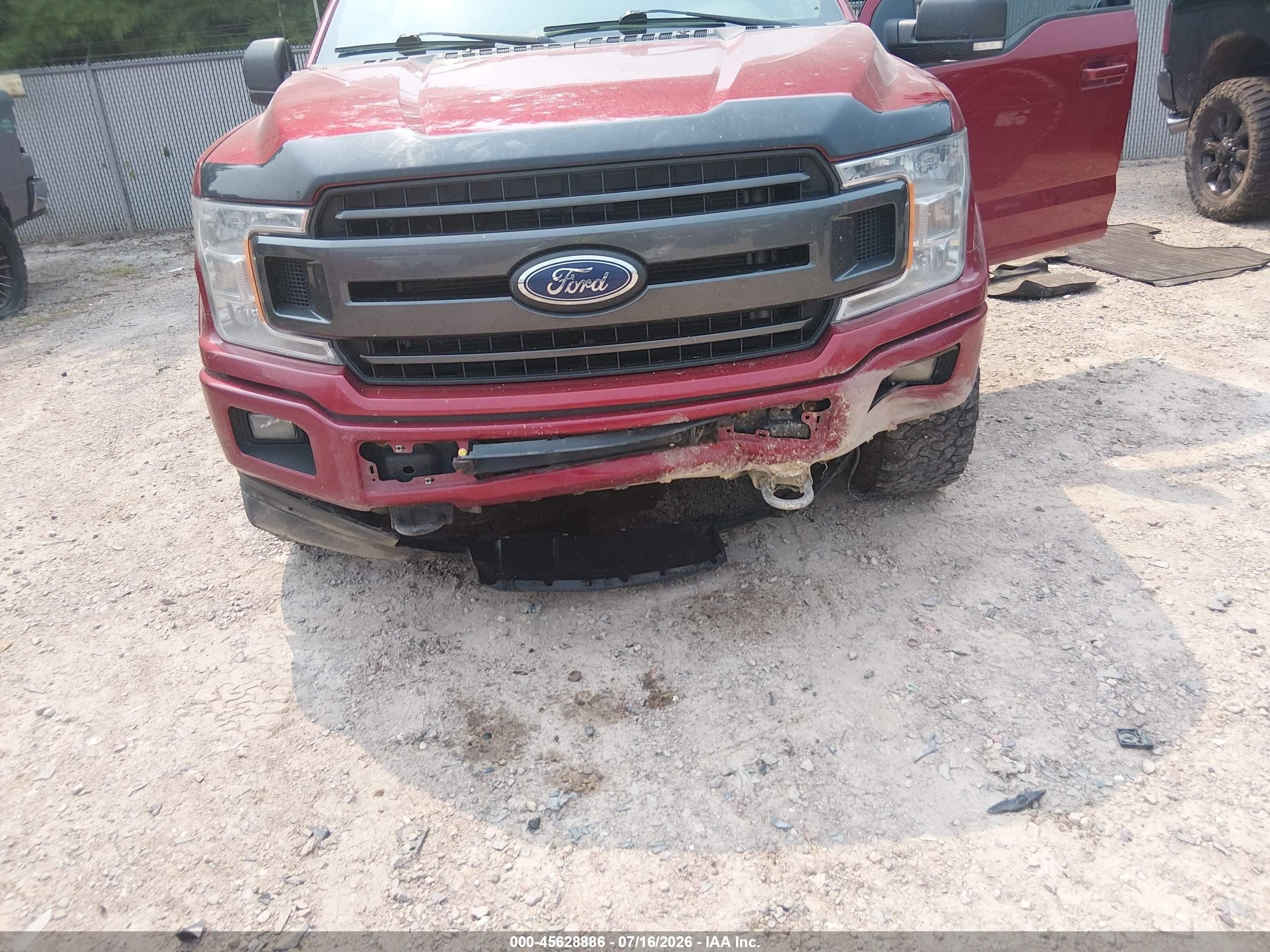 2019 Ford F-150 Xlt Burgundy vin: 1FTEW1E5XKFD35846