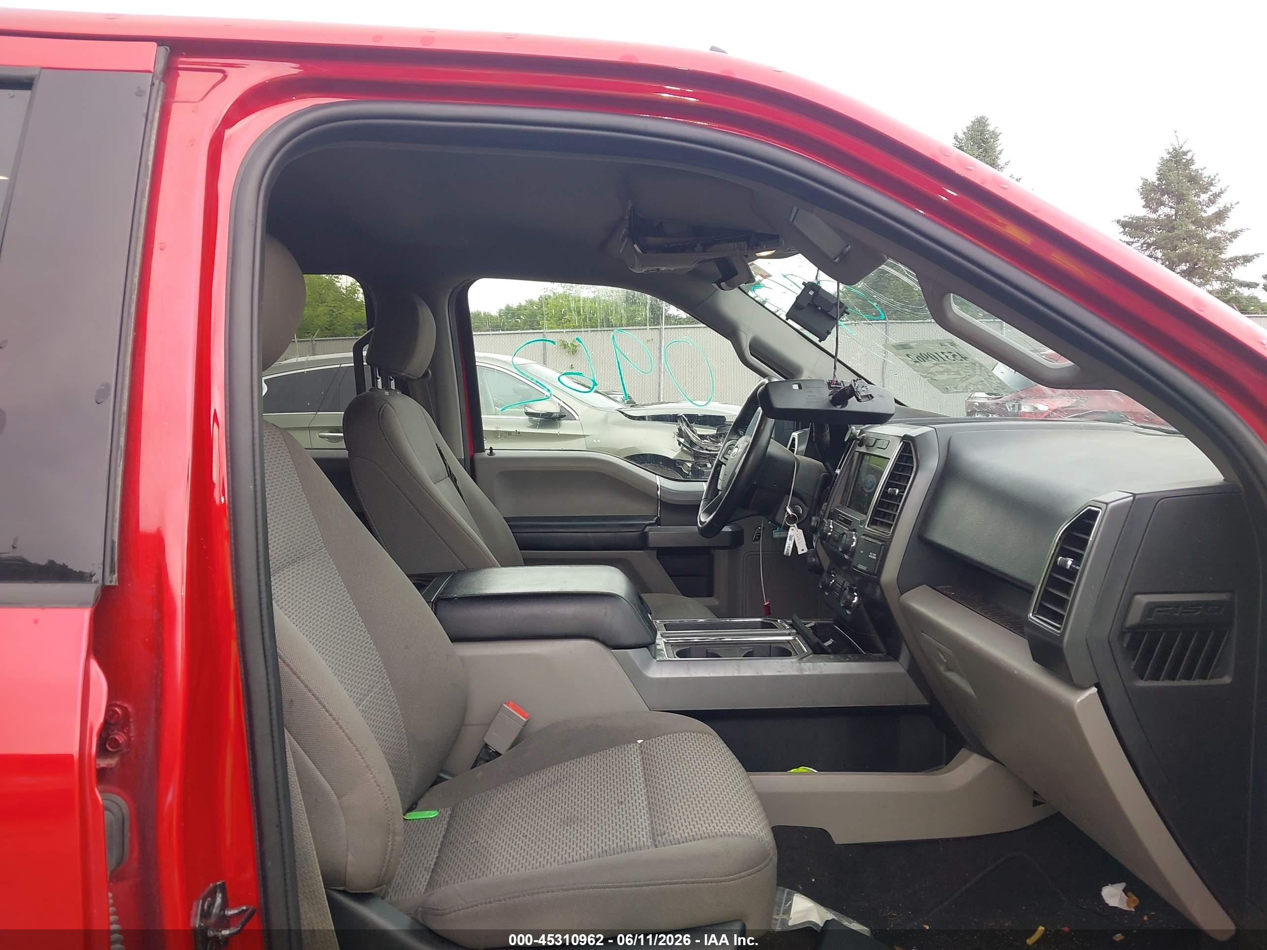 2020 Ford F-150 Xlt Red vin: 1FTEW1E5XLKF09861