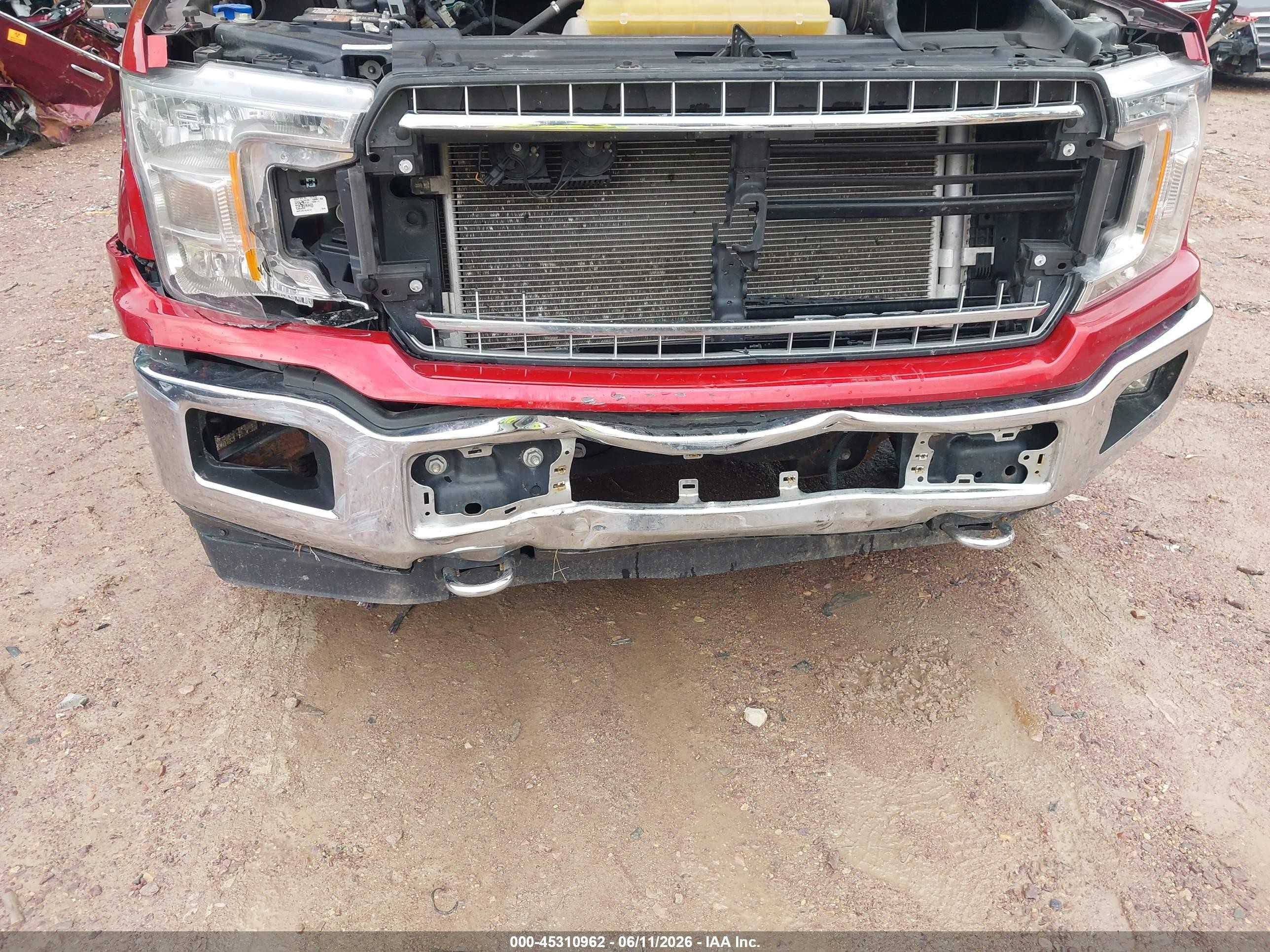 2020 Ford F-150 Xlt Red vin: 1FTEW1E5XLKF09861