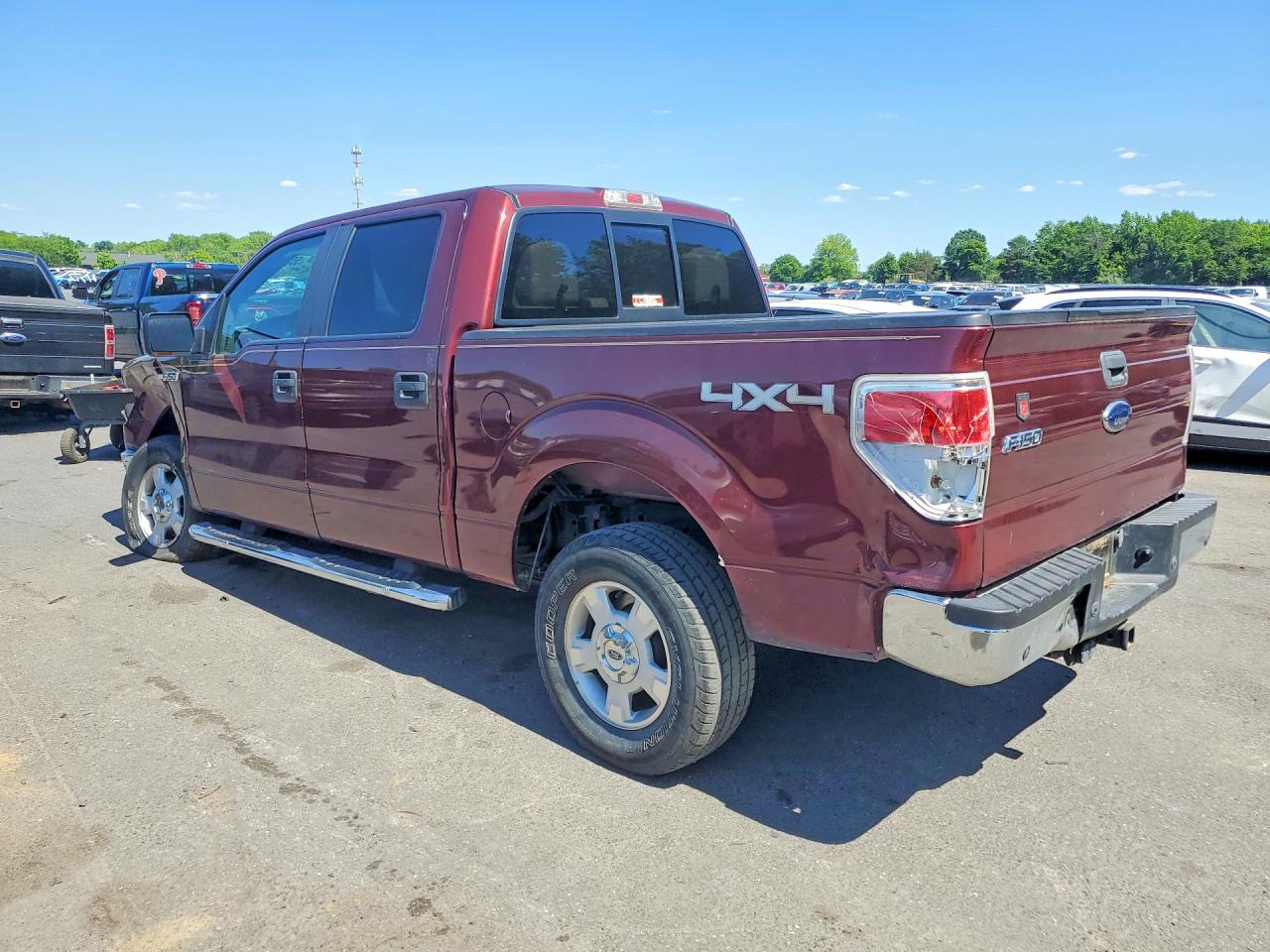 2010 Ford F150 Supercrew Burgundy vin: 1FTEW1E80AFC42780
