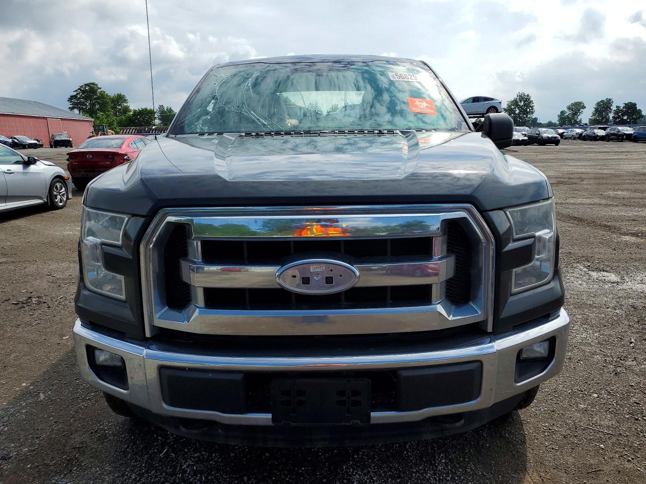 2015 Ford F150 Supercrew Black vin: 1FTEW1E80FFB84452