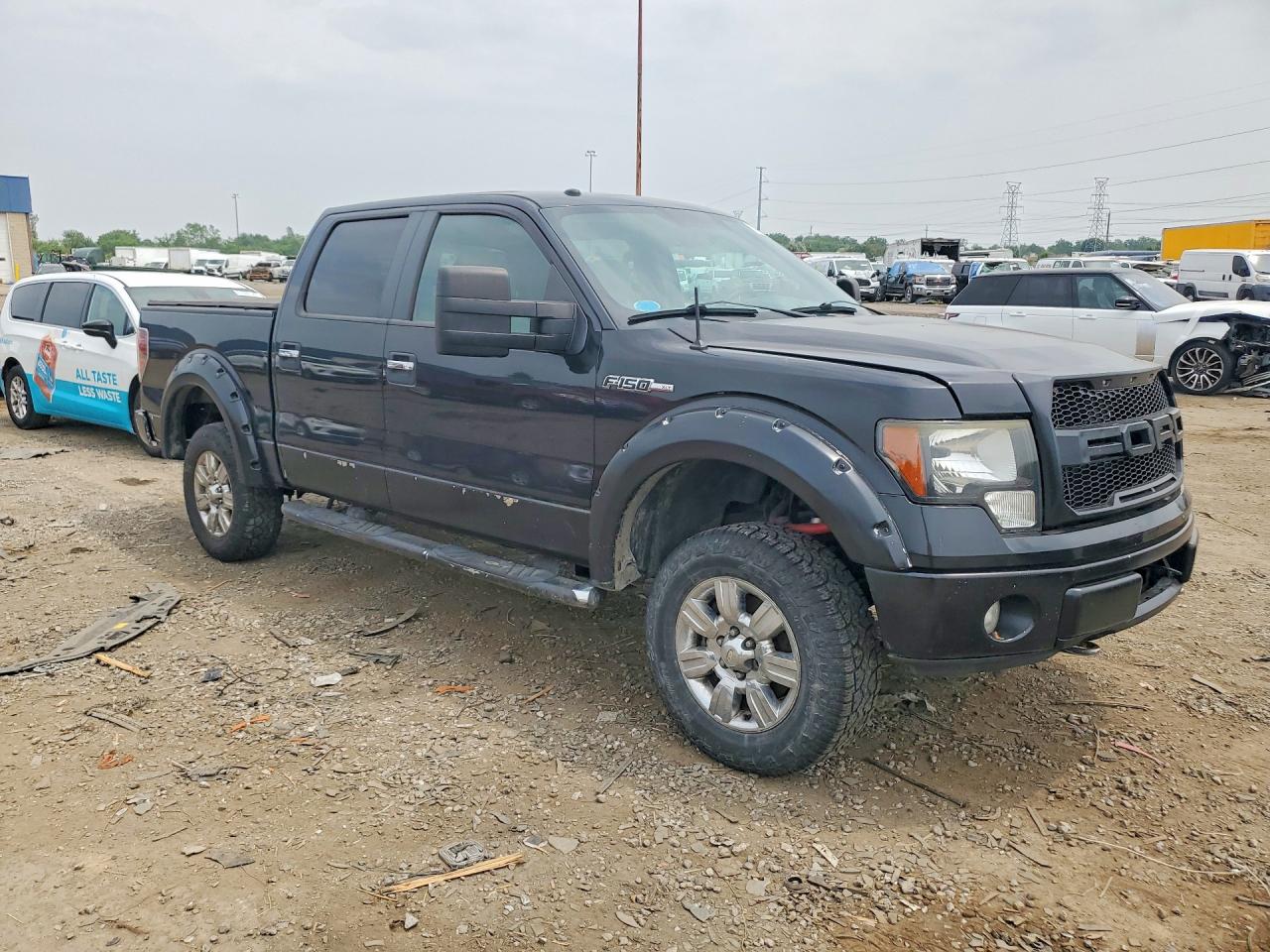 2010 Ford F150 Supercrew Black vin: 1FTEW1E81AFA66516