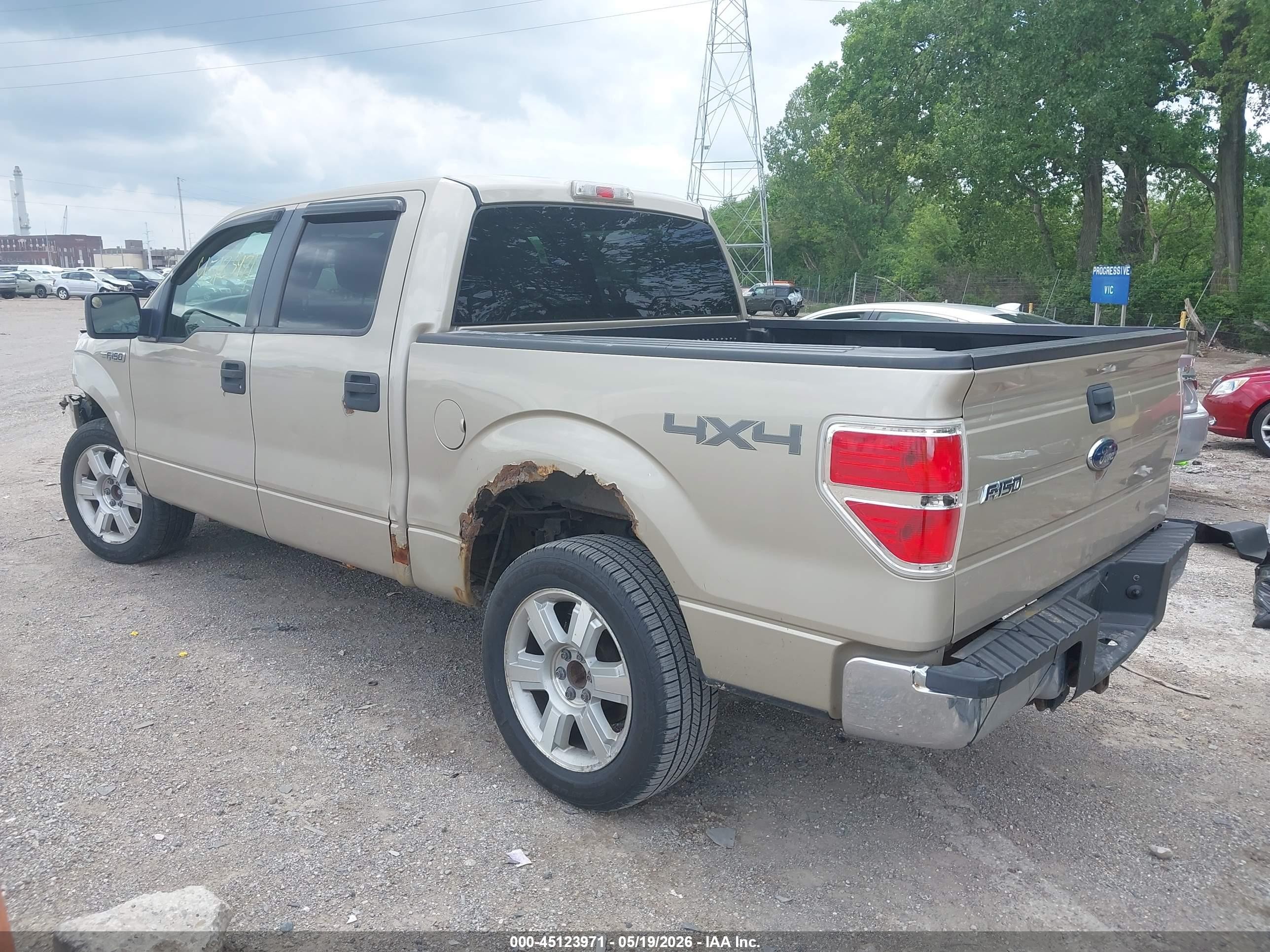 2010 Ford F-150 Xlt Gold vin: 1FTEW1E81AKB59981