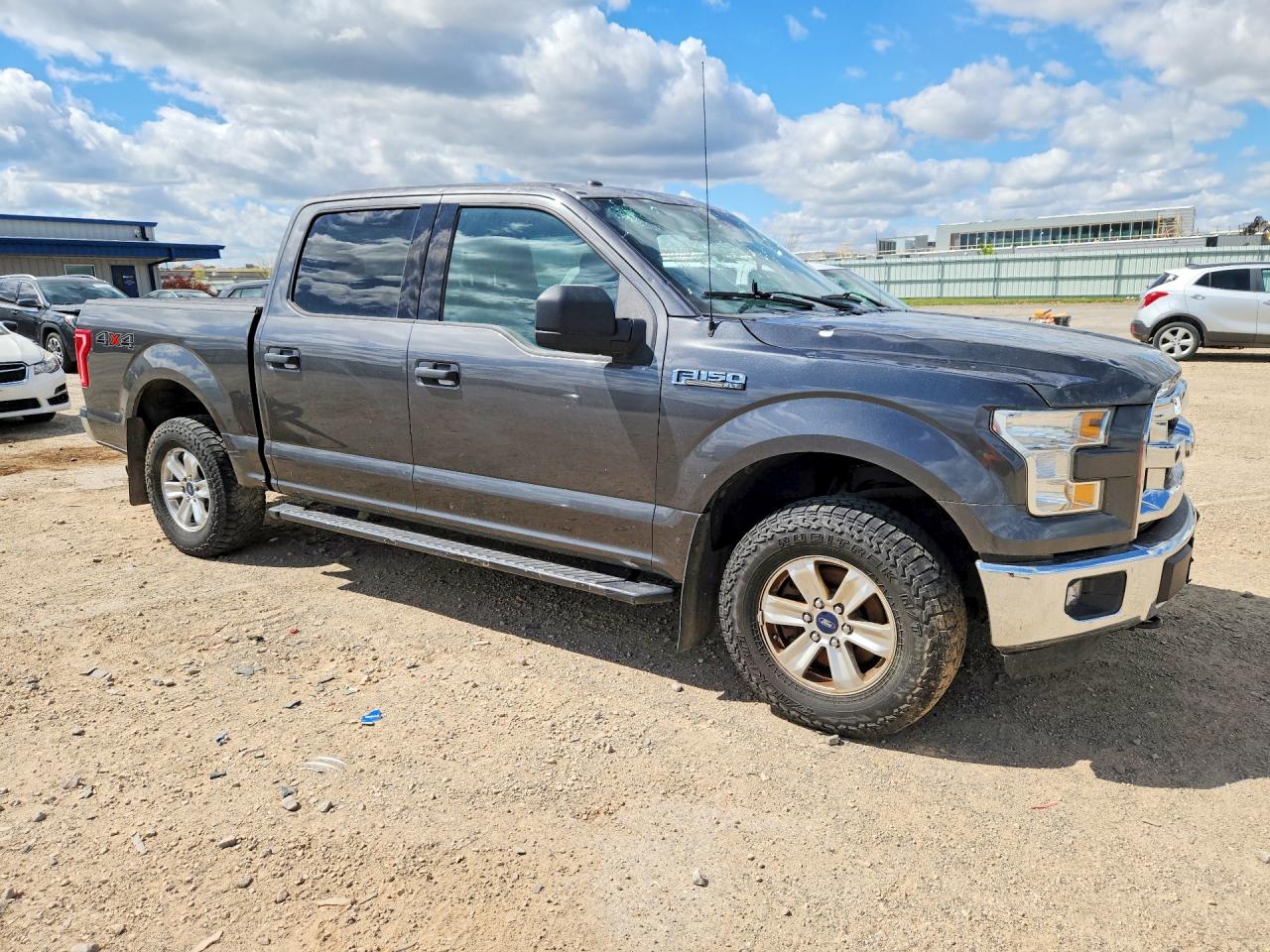 2015 Ford F150 Supercrew Gray vin: 1FTEW1E81FFA63719