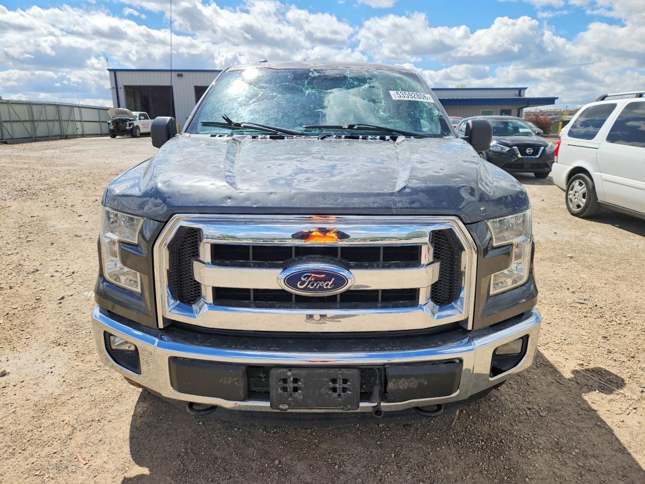 2015 Ford F150 Supercrew Gray vin: 1FTEW1E81FFA63719