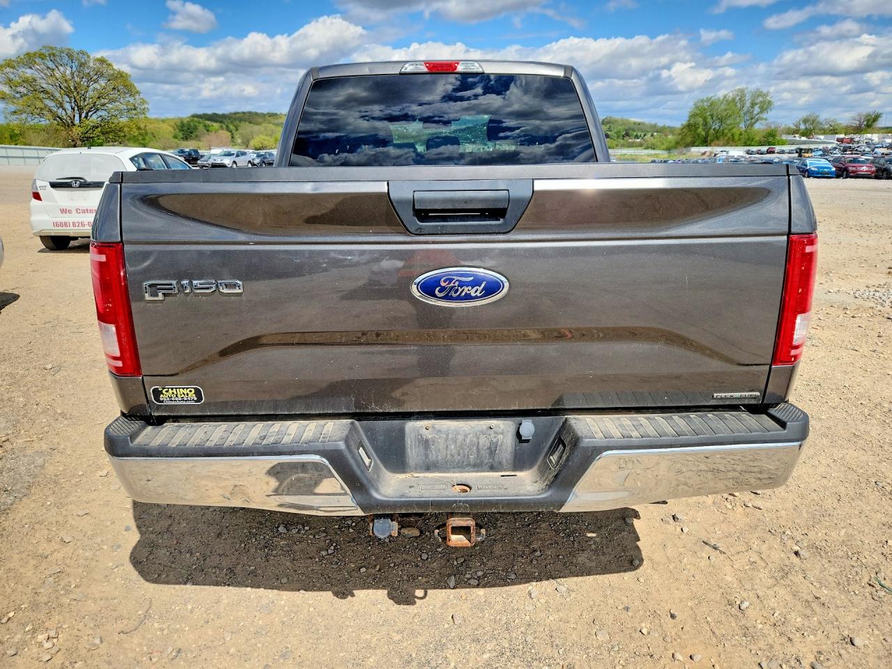 2015 Ford F150 Supercrew Gray vin: 1FTEW1E81FFA63719