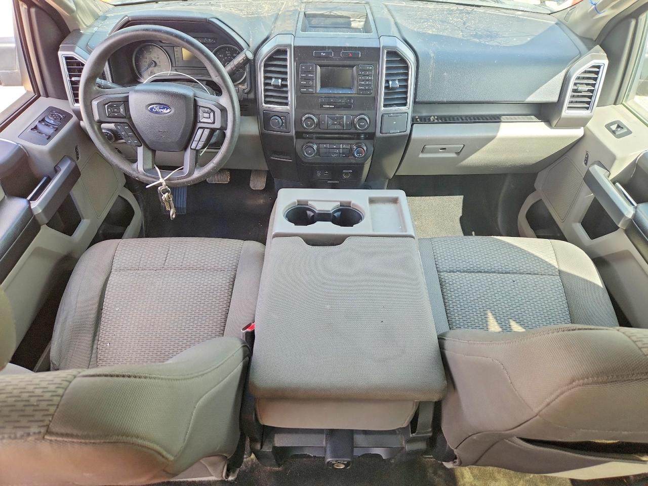 2015 Ford F150 Supercrew Gray vin: 1FTEW1E81FFA63719