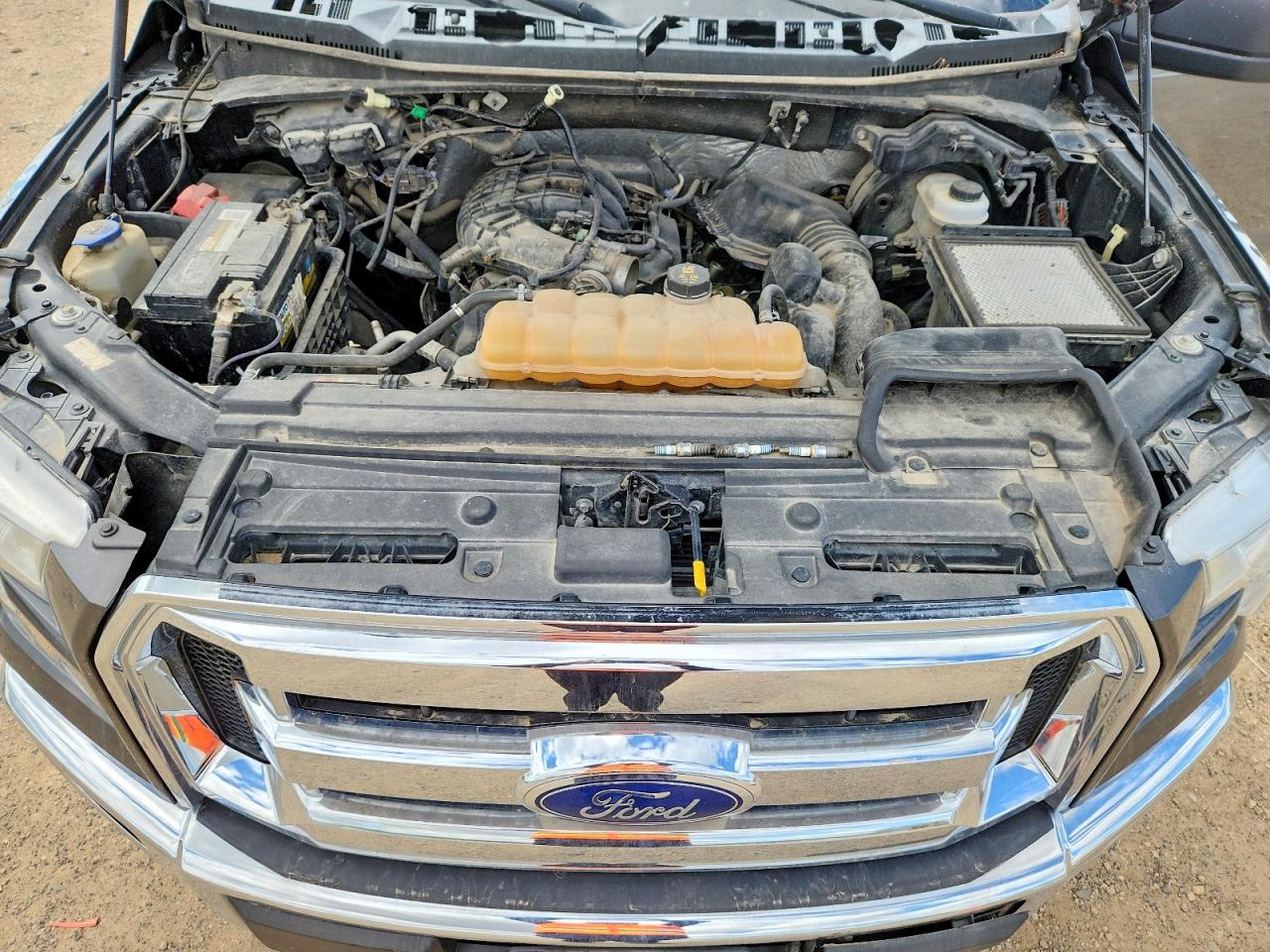 2015 Ford F150 Supercrew Gray vin: 1FTEW1E81FFA63719