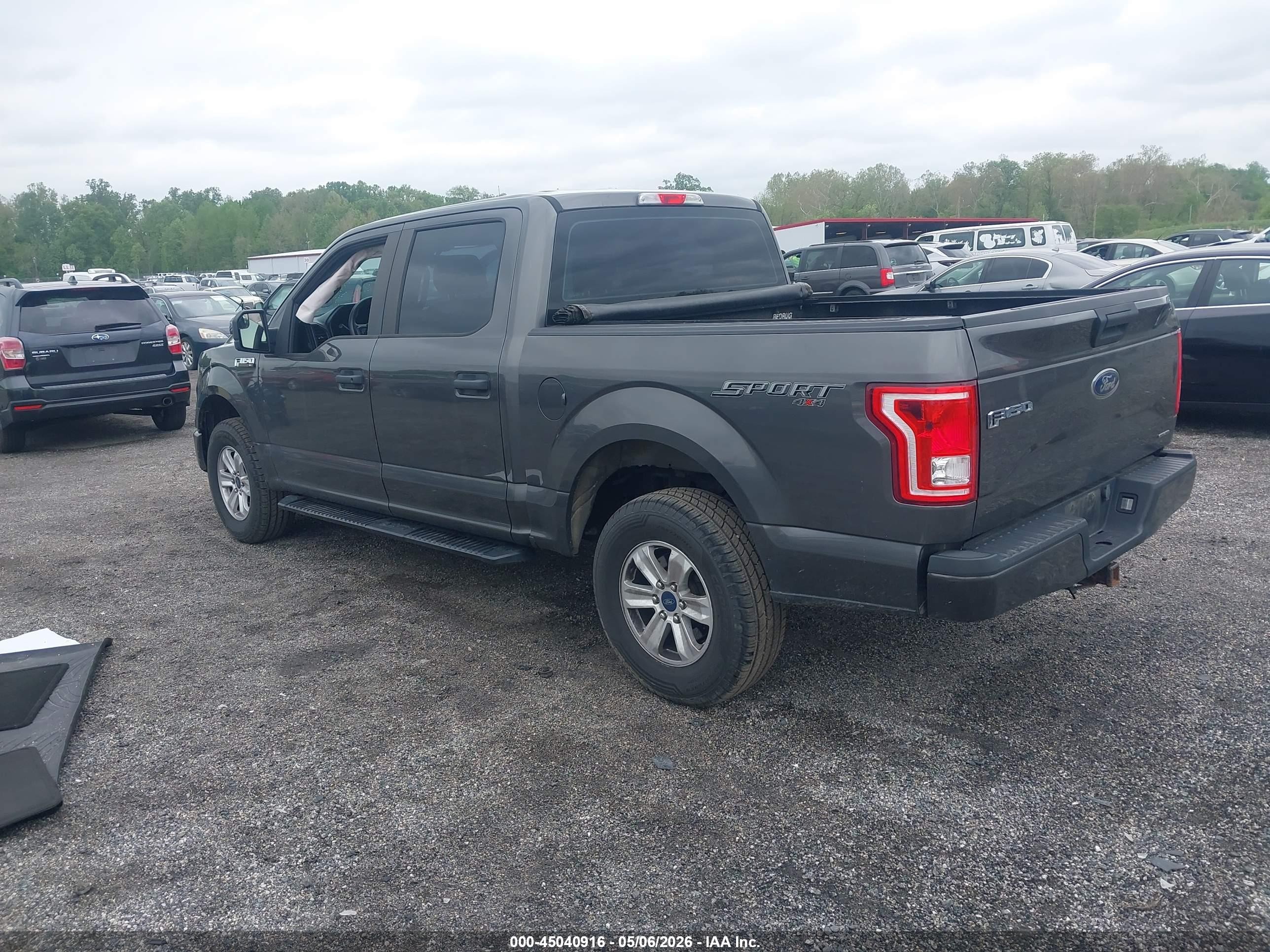 2015 Ford F-150 Xl Серый vin: 1FTEW1E82FKD04145