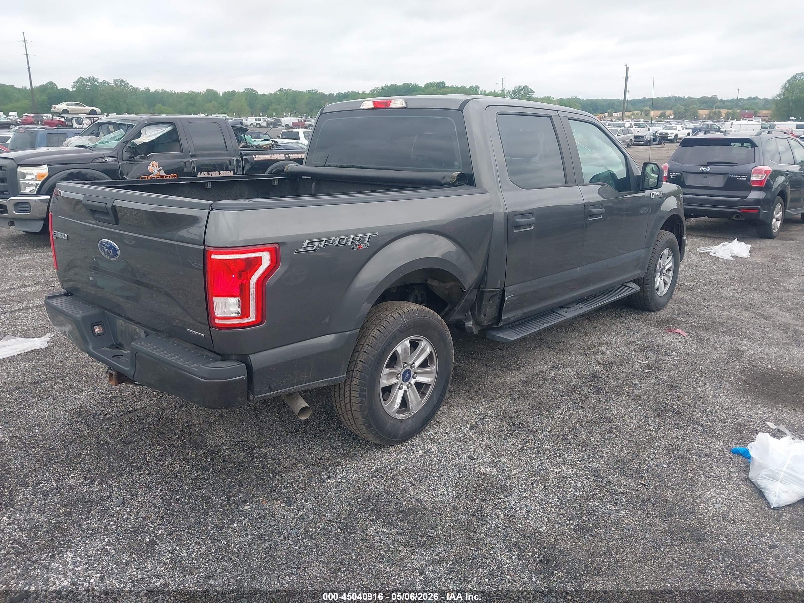 2015 Ford F-150 Xl Серый vin: 1FTEW1E82FKD04145