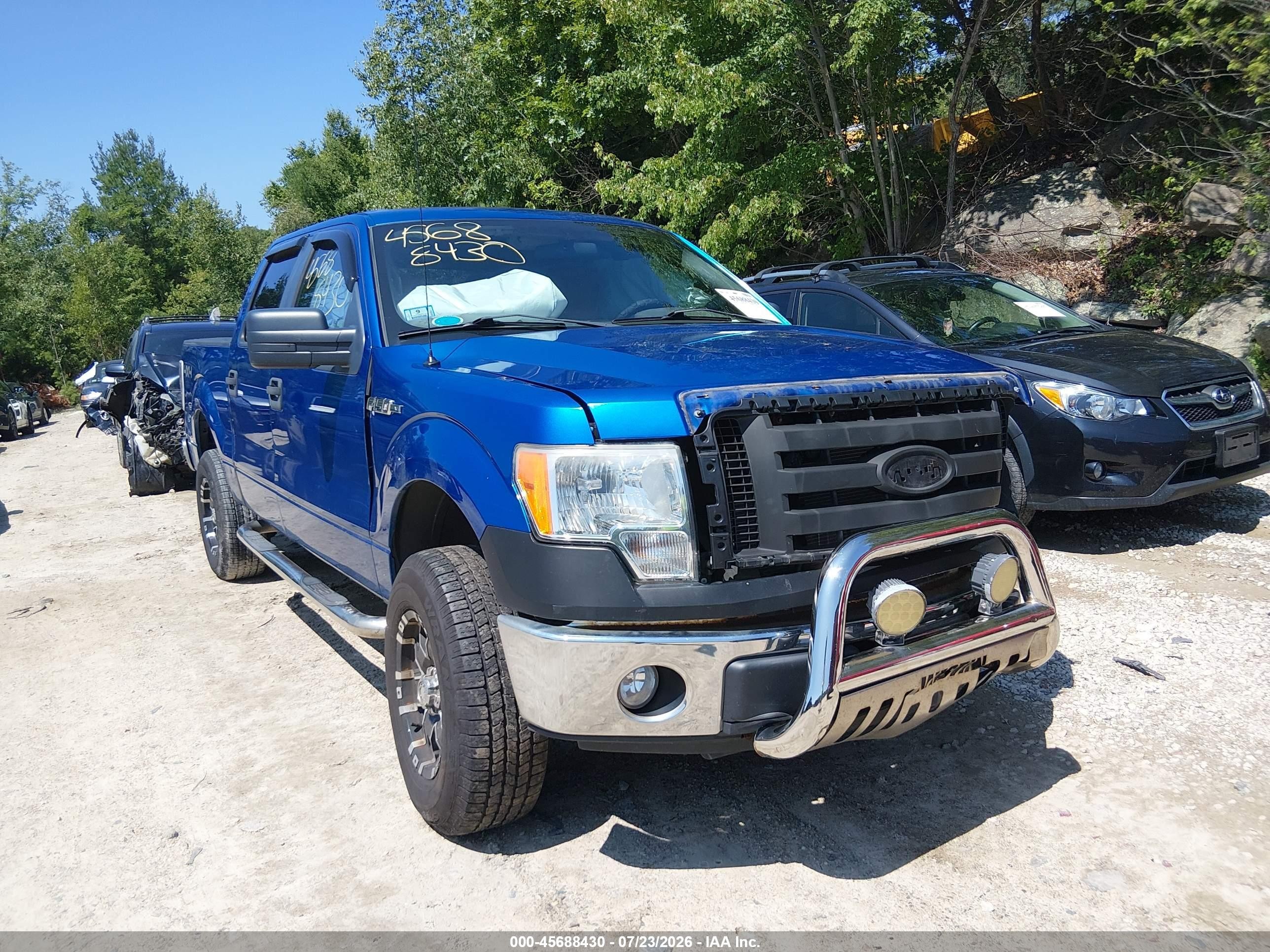 2010 Ford F-150 Xl/xlt Blue vin: 1FTEW1E83AFB05607