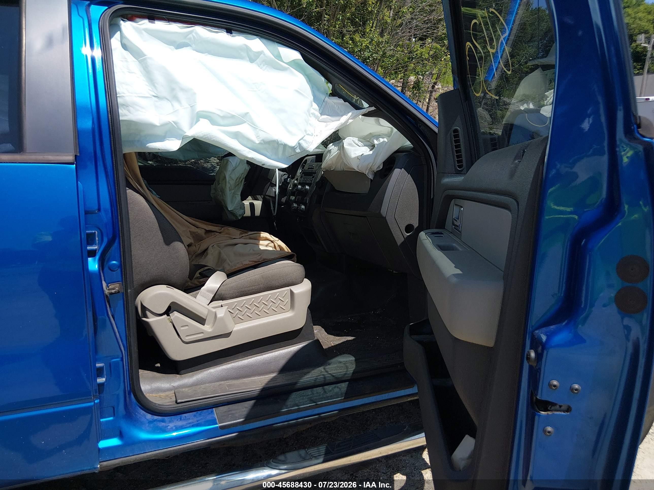2010 Ford F-150 Xl/xlt Blue vin: 1FTEW1E83AFB05607
