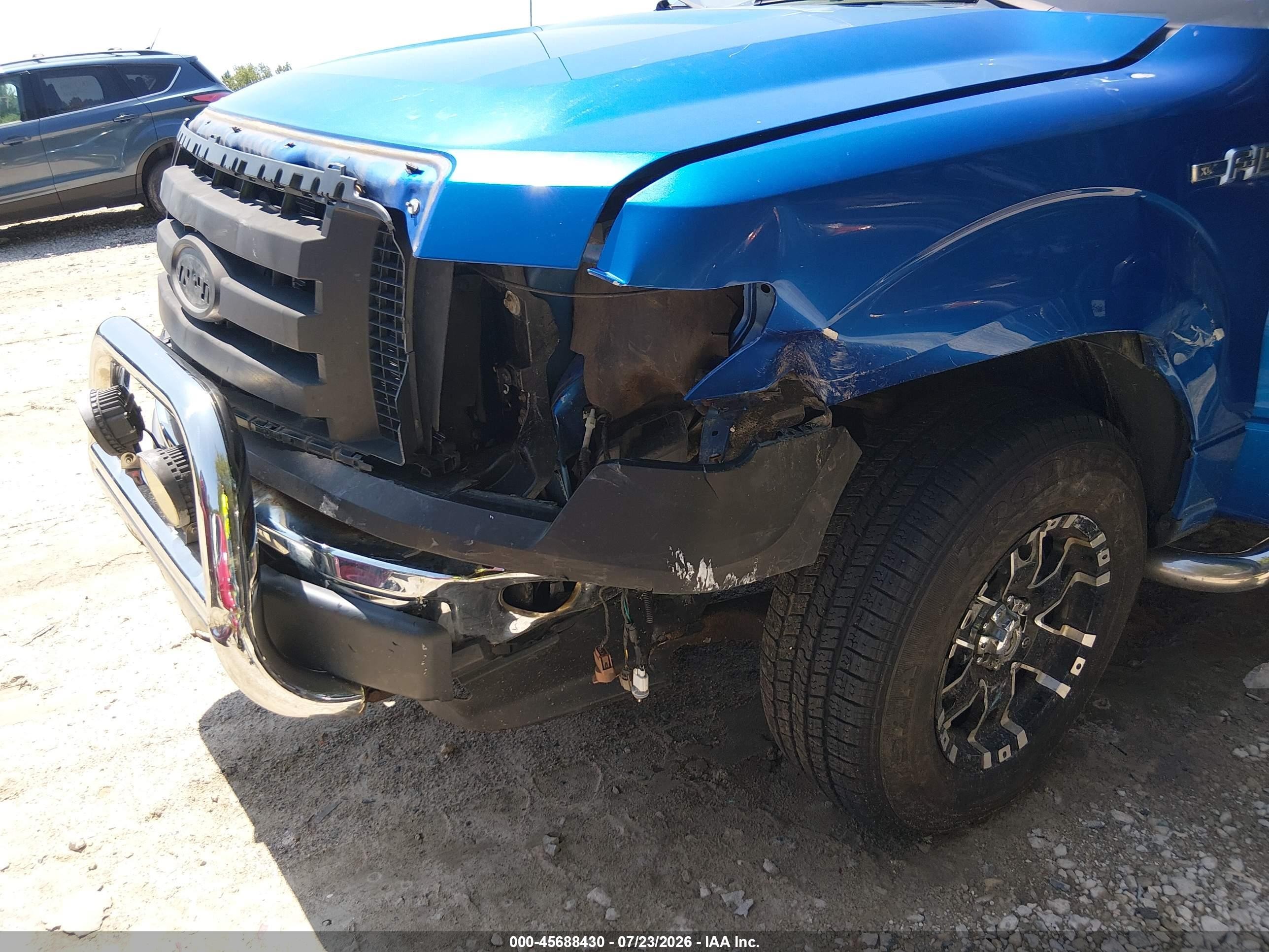 2010 Ford F-150 Xl/xlt Blue vin: 1FTEW1E83AFB05607