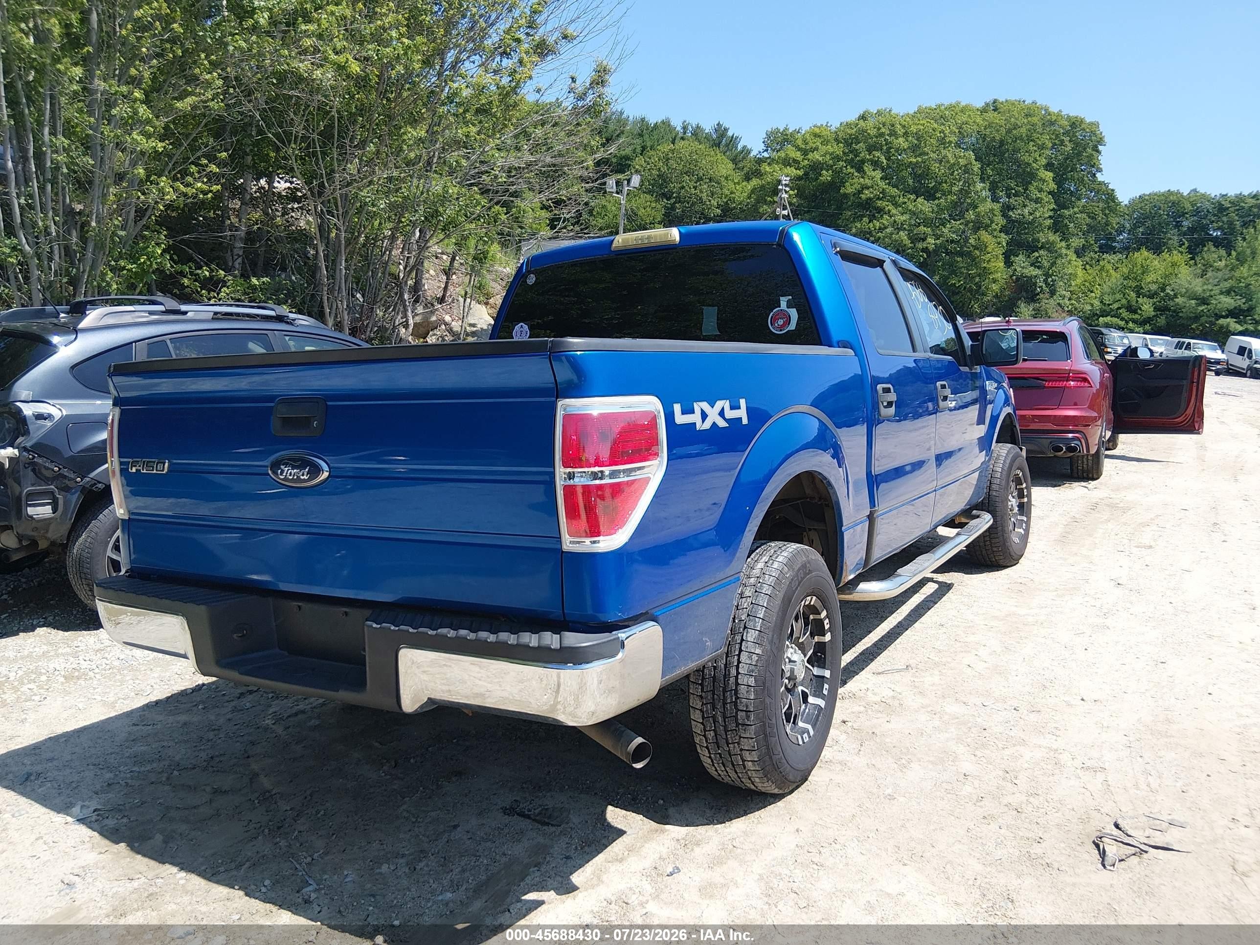 2010 Ford F-150 Xl/xlt Blue vin: 1FTEW1E83AFB05607