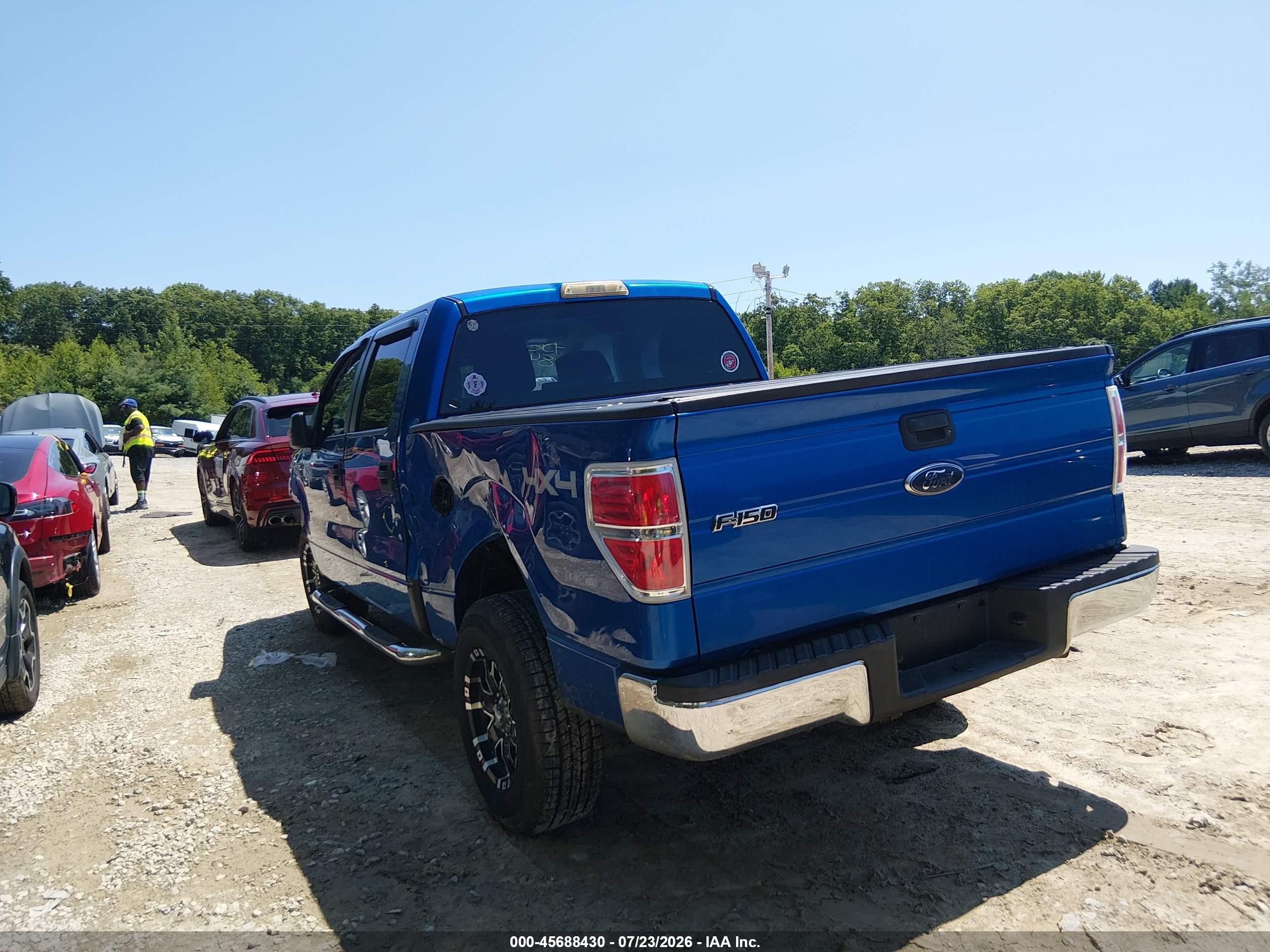 2010 Ford F-150 Xl/xlt Blue vin: 1FTEW1E83AFB05607