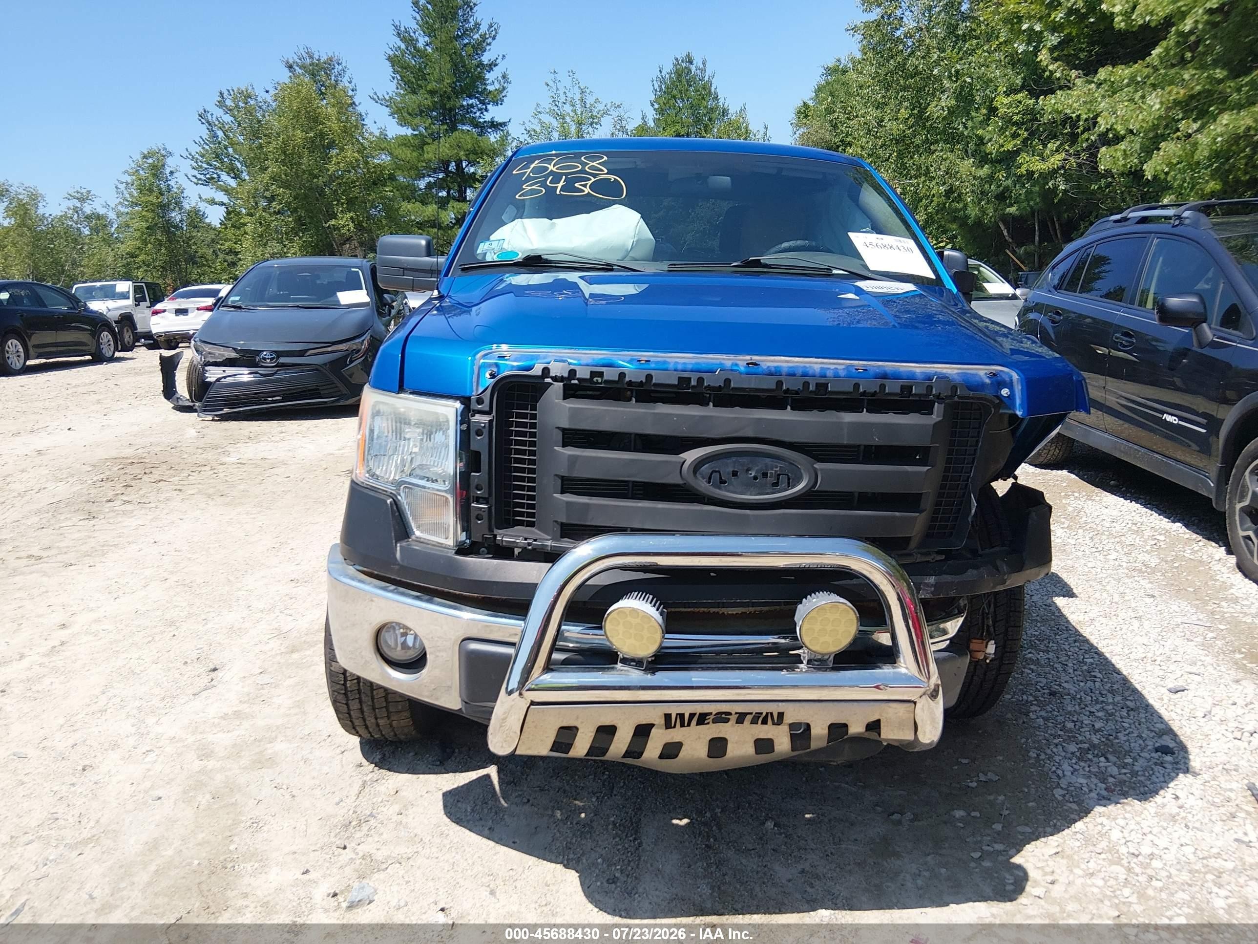 2010 Ford F-150 Xl/xlt Blue vin: 1FTEW1E83AFB05607