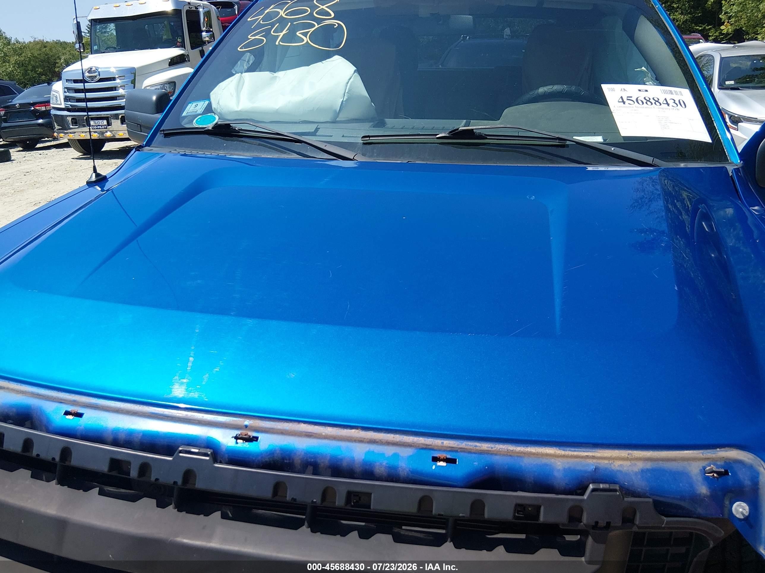 2010 Ford F-150 Xl/xlt Blue vin: 1FTEW1E83AFB05607