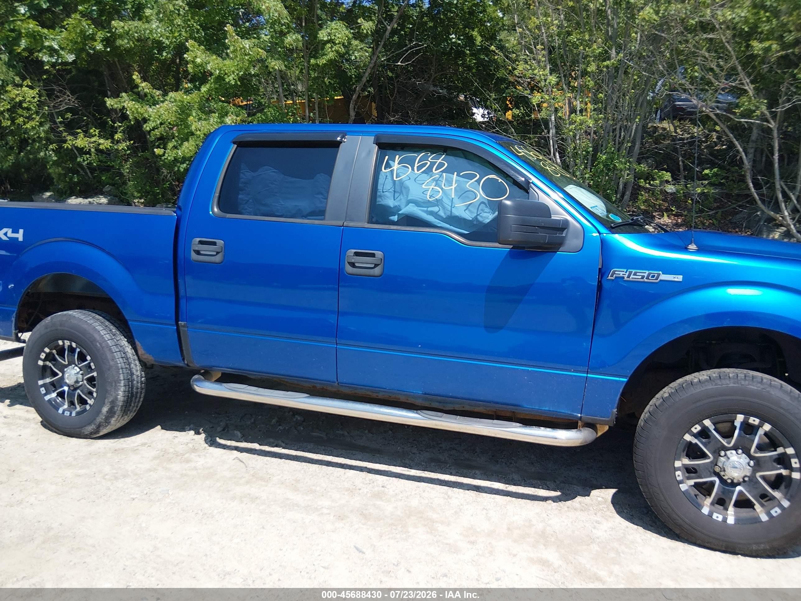 2010 Ford F-150 Xl/xlt Blue vin: 1FTEW1E83AFB05607