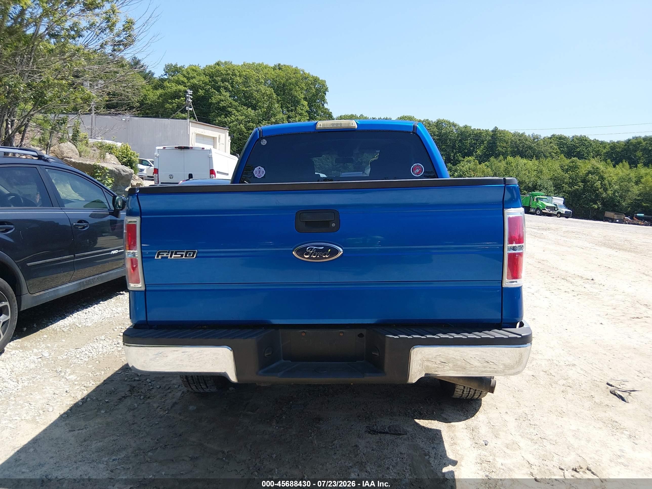 2010 Ford F-150 Xl/xlt Blue vin: 1FTEW1E83AFB05607