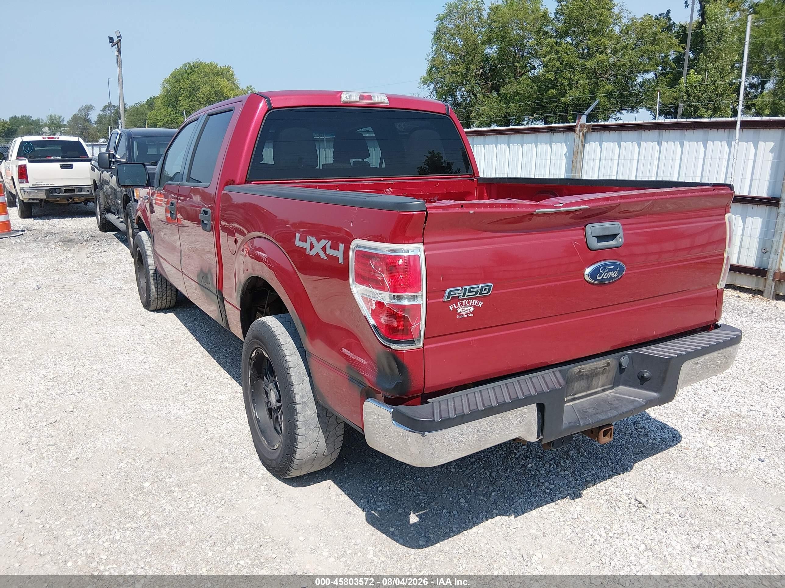 2010 Ford F-150 Xl/xlt Red vin: 1FTEW1E83AFB93669