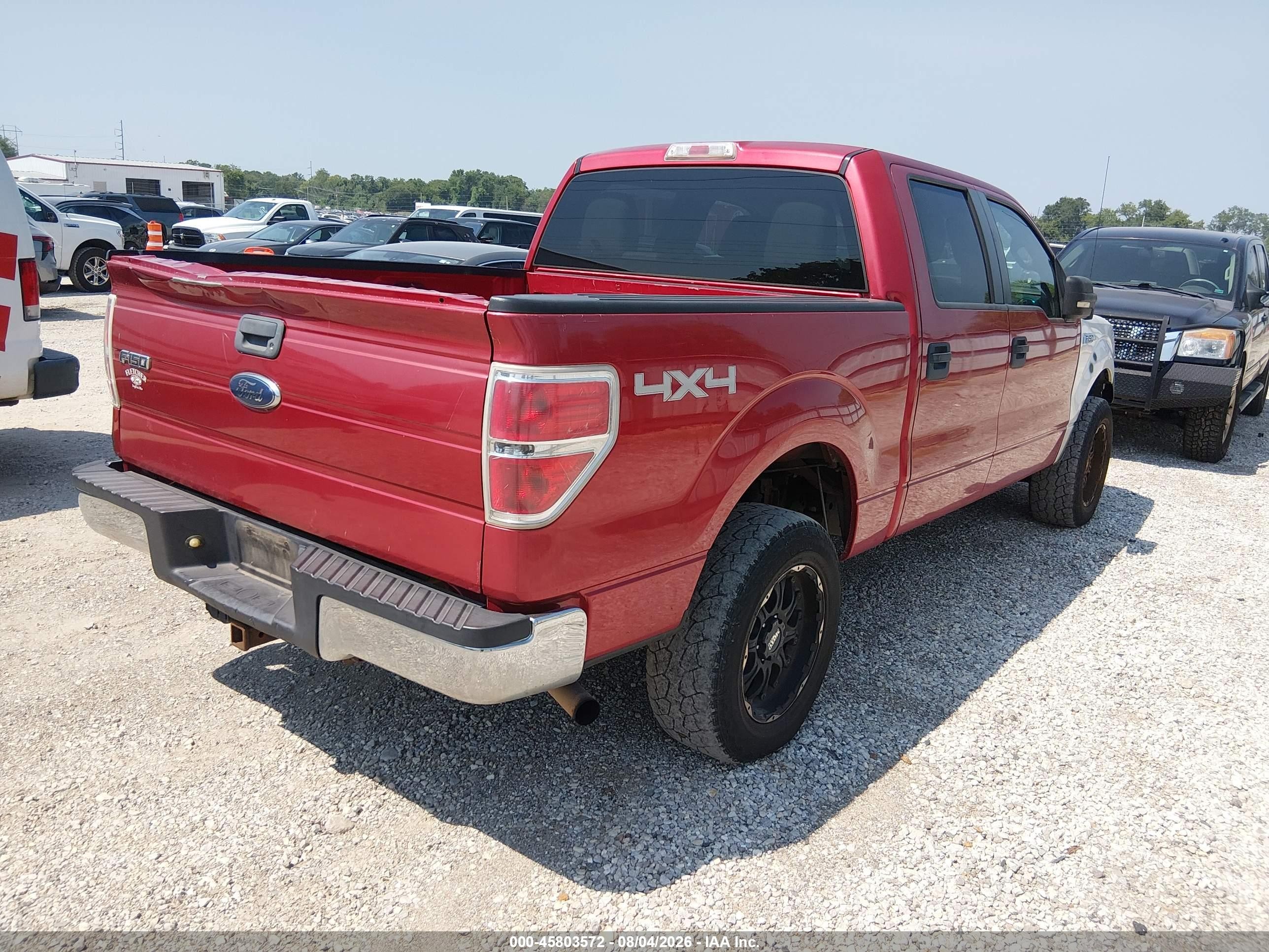 2010 Ford F-150 Xl/xlt Red vin: 1FTEW1E83AFB93669