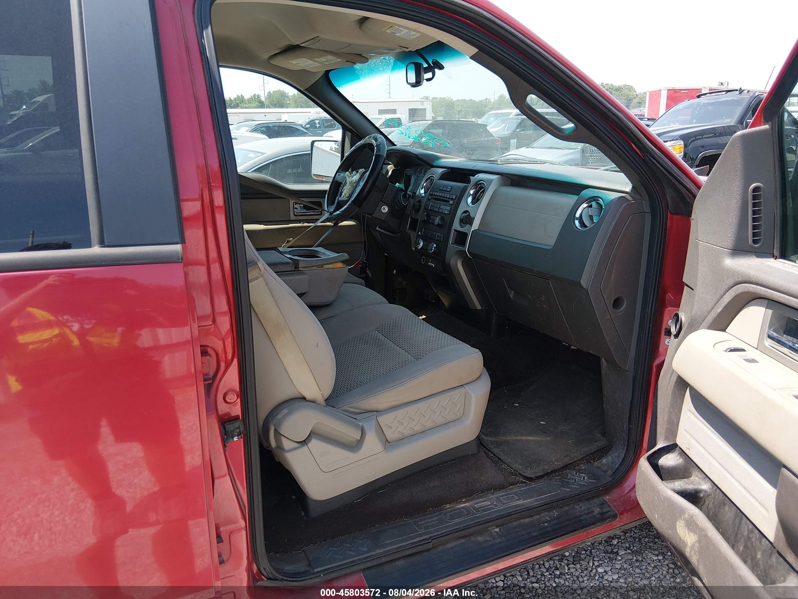 2010 Ford F-150 Xl/xlt Red vin: 1FTEW1E83AFB93669
