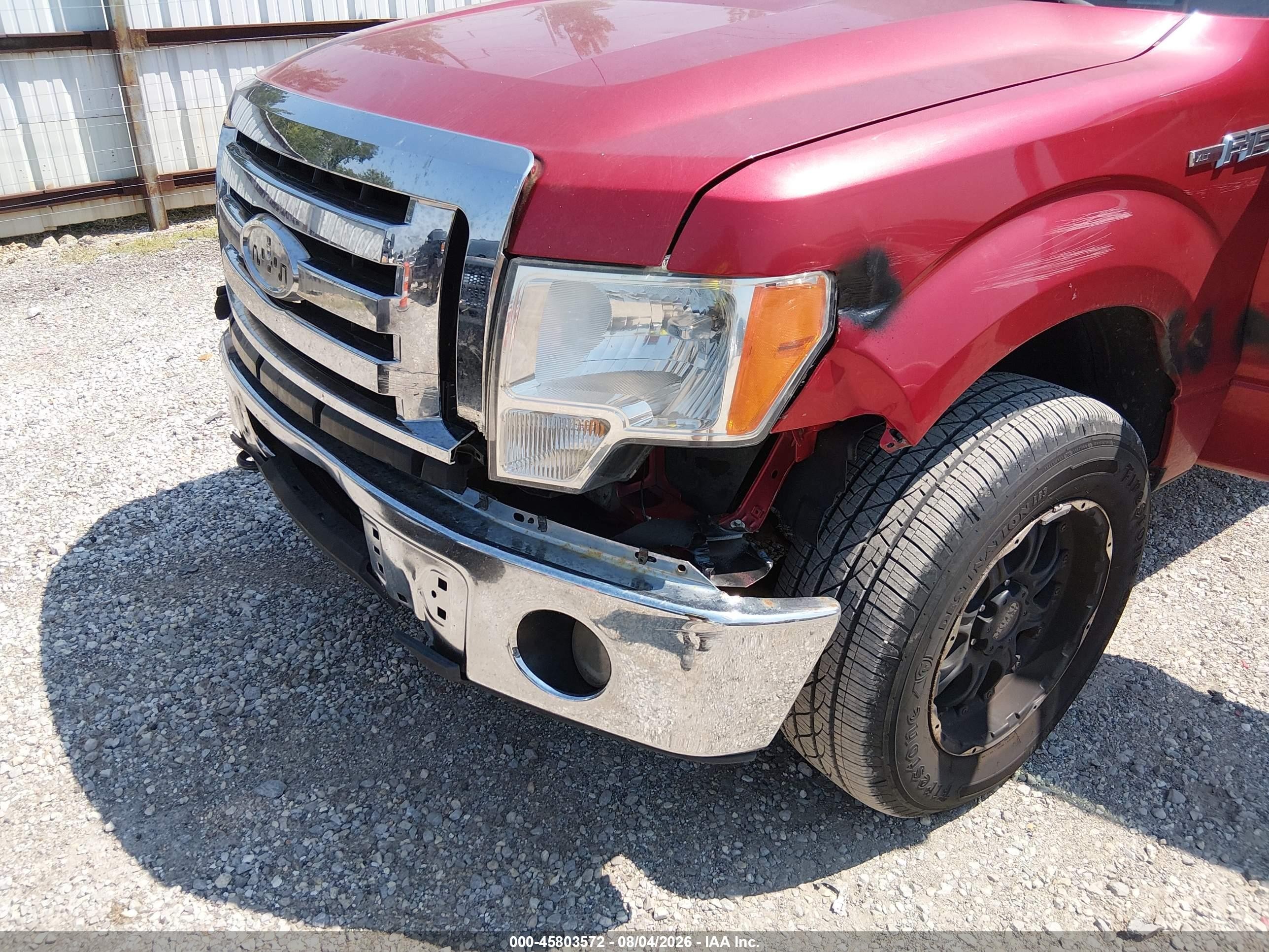 2010 Ford F-150 Xl/xlt Red vin: 1FTEW1E83AFB93669