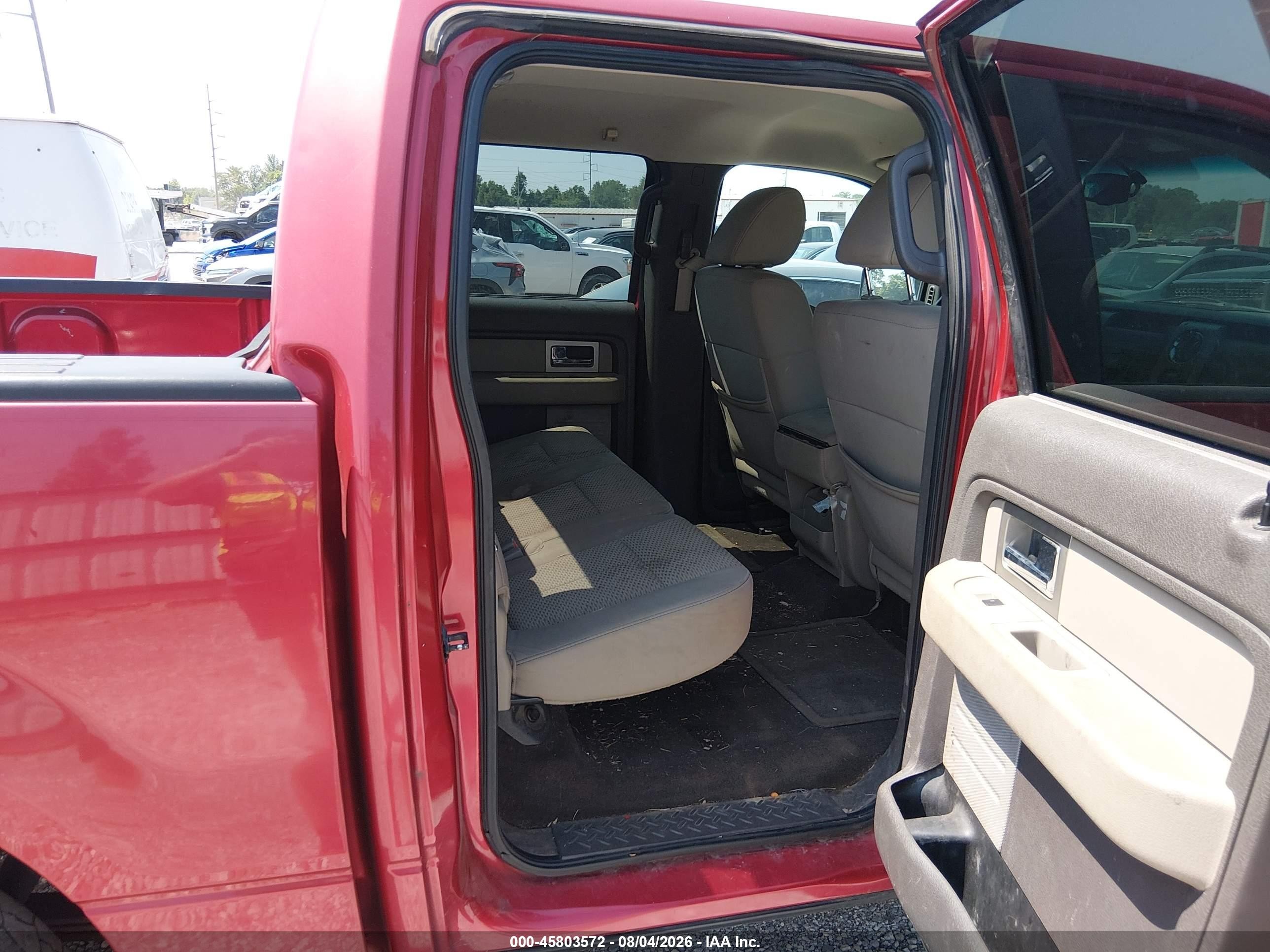 2010 Ford F-150 Xl/xlt Red vin: 1FTEW1E83AFB93669