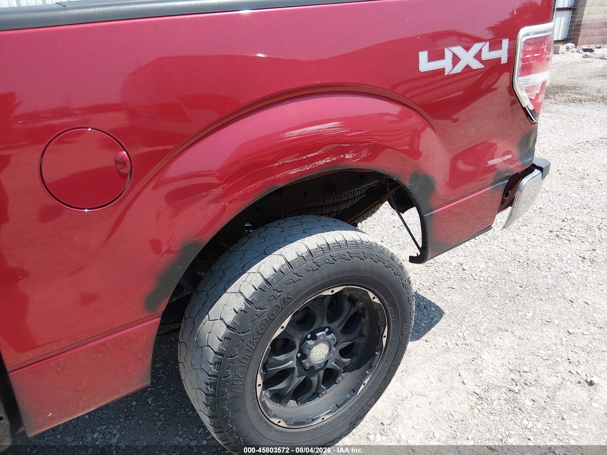 2010 Ford F-150 Xl/xlt Red vin: 1FTEW1E83AFB93669
