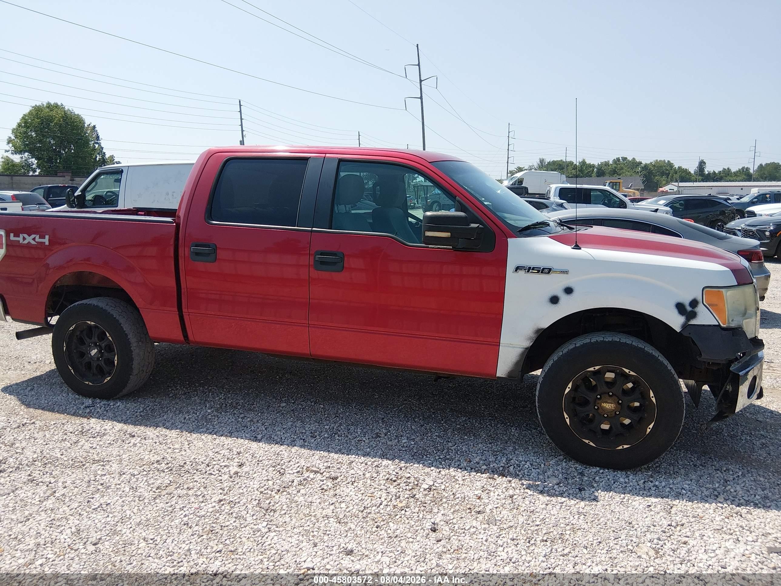 2010 Ford F-150 Xl/xlt Red vin: 1FTEW1E83AFB93669