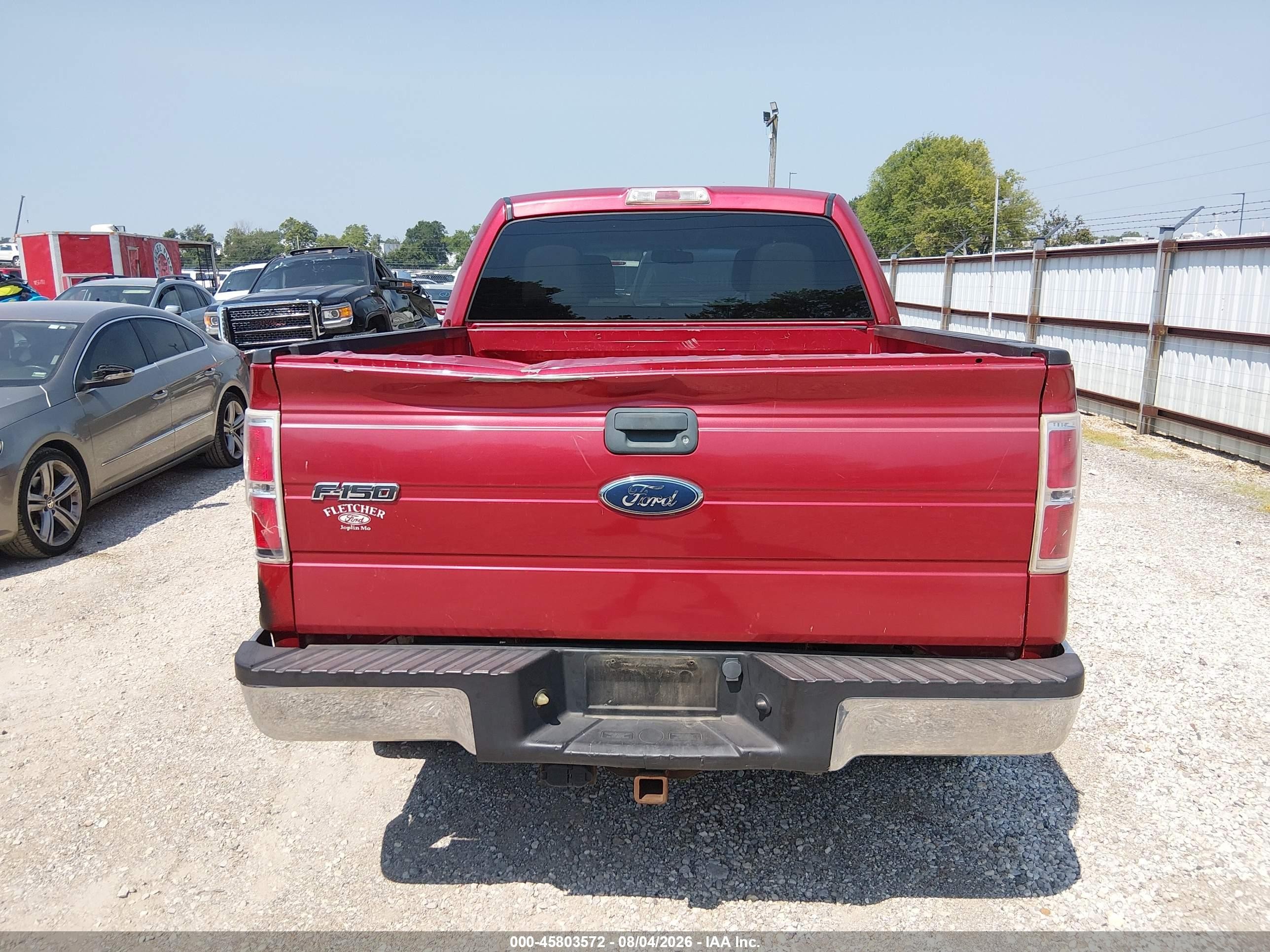 2010 Ford F-150 Xl/xlt Red vin: 1FTEW1E83AFB93669