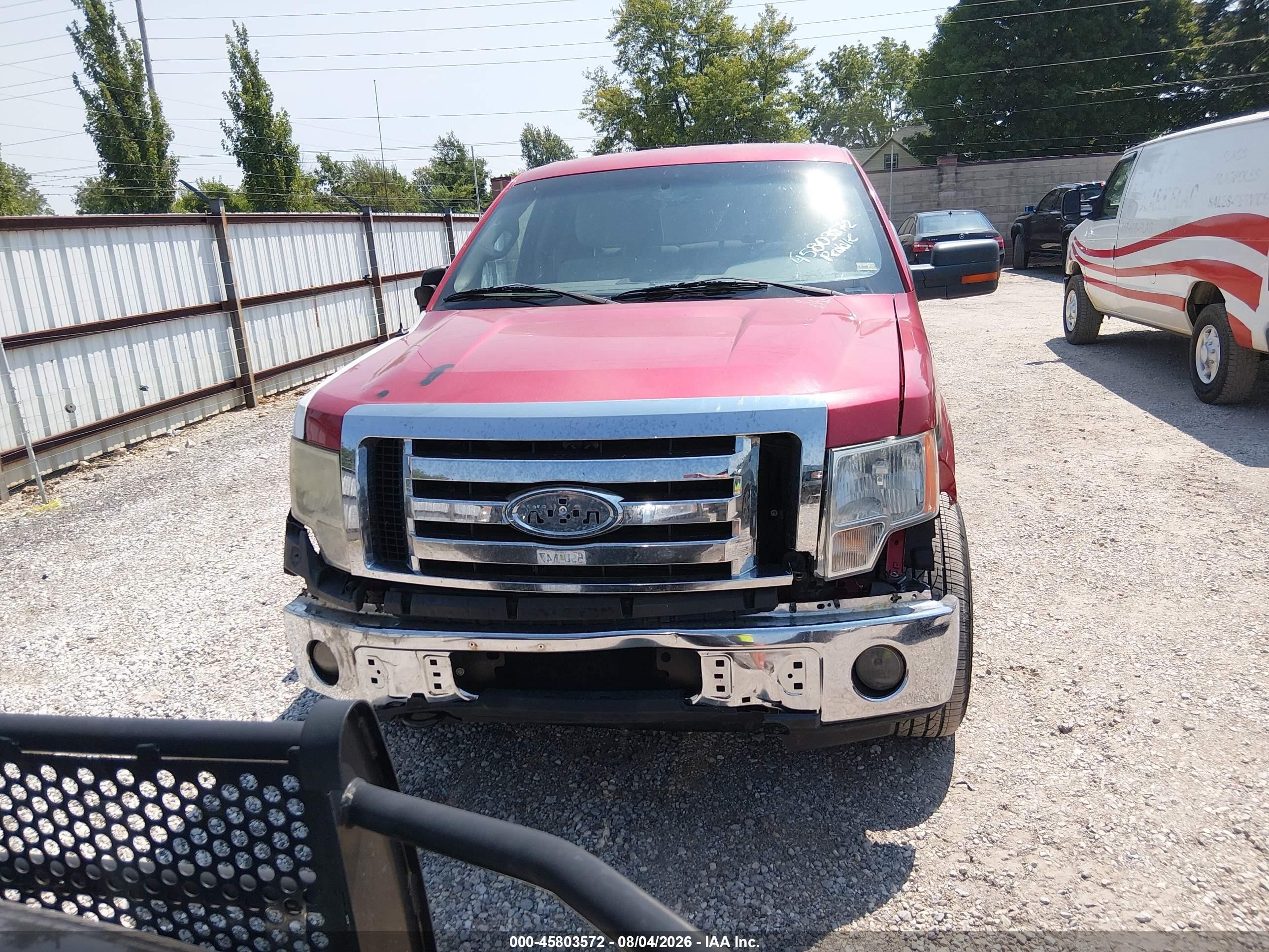 2010 Ford F-150 Xl/xlt Red vin: 1FTEW1E83AFB93669
