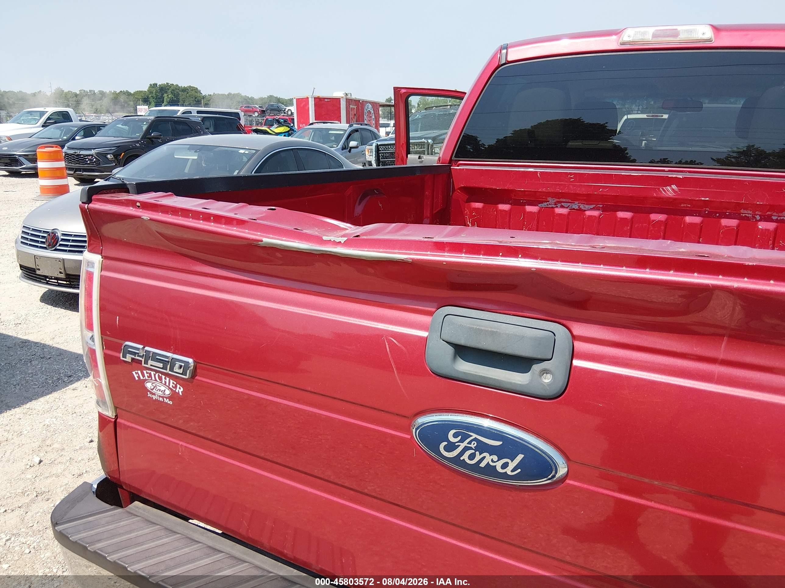 2010 Ford F-150 Xl/xlt Red vin: 1FTEW1E83AFB93669