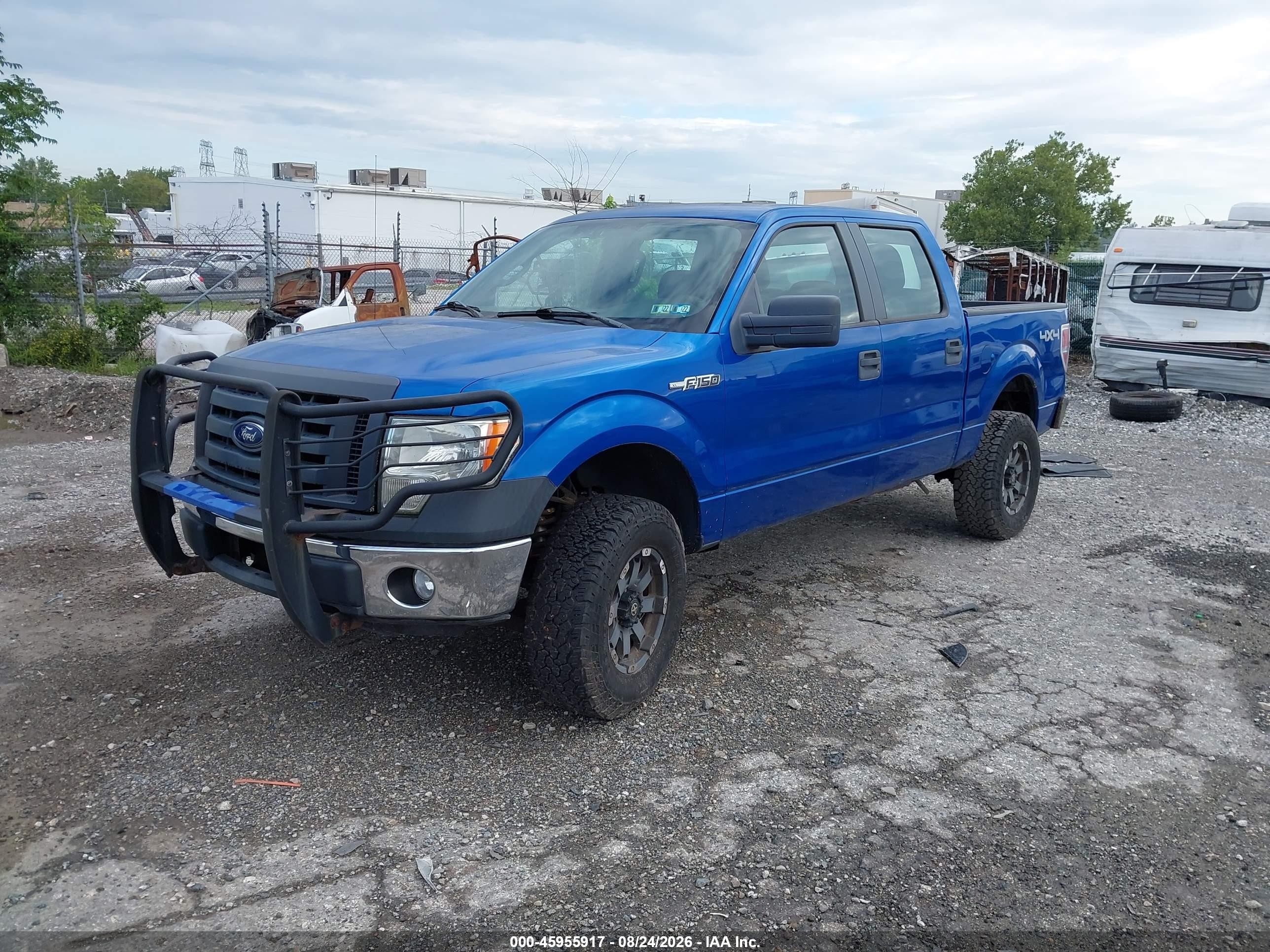 2010 Ford F-150 Xl/xlt Blue vin: 1FTEW1E83AFC42739