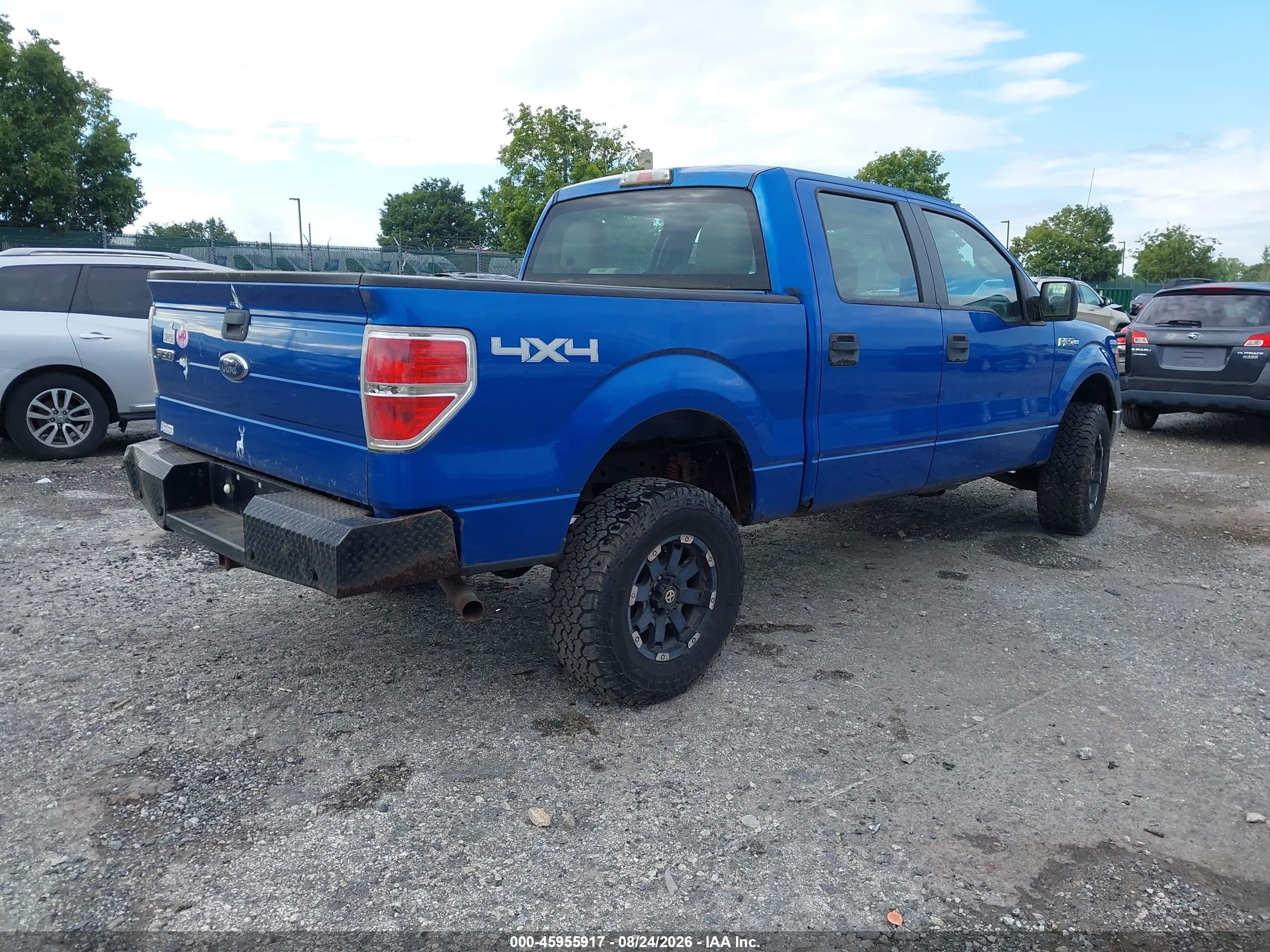 2010 Ford F-150 Xl/xlt Blue vin: 1FTEW1E83AFC42739