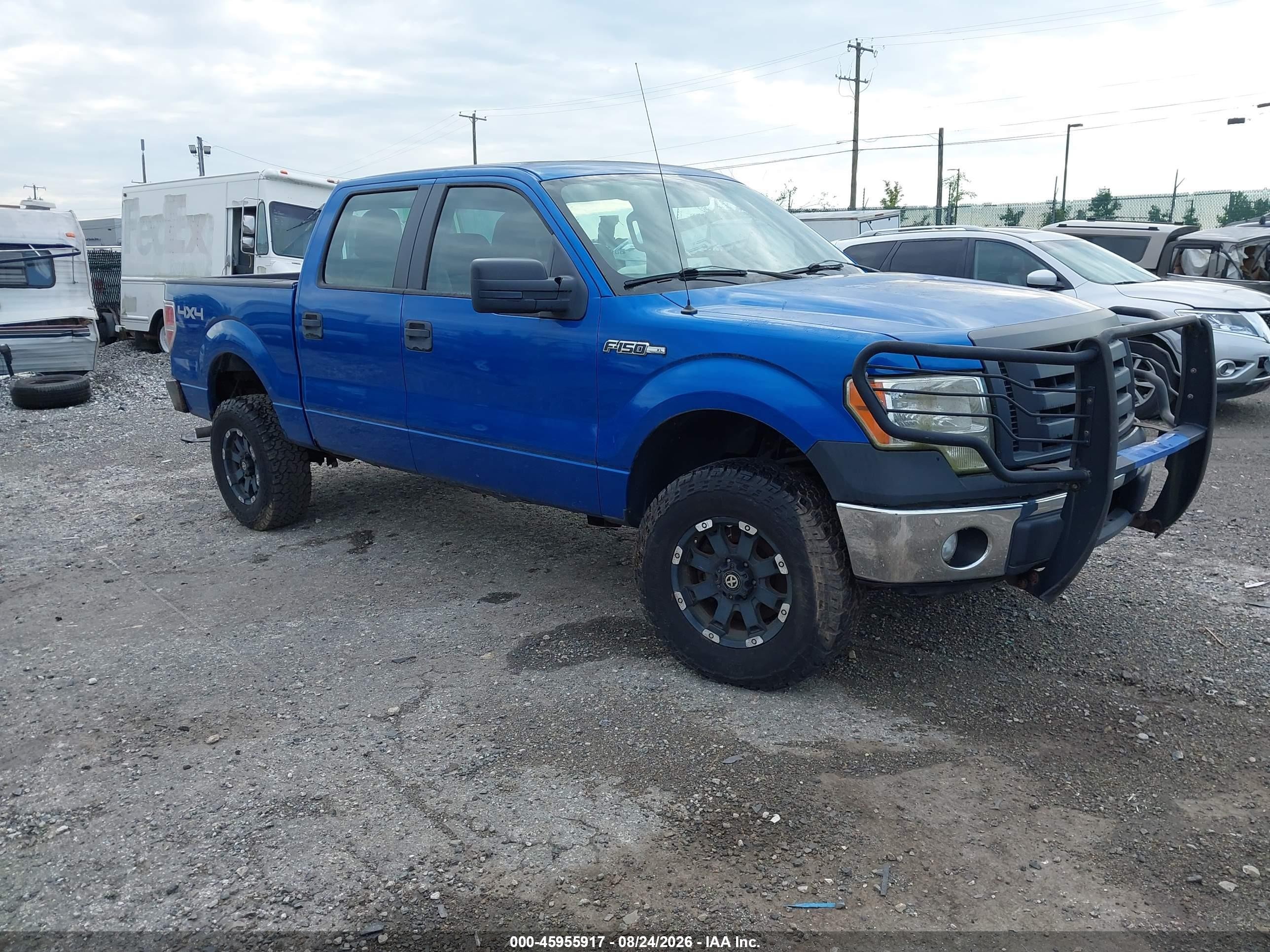 2010 Ford F-150 Xl/xlt Blue vin: 1FTEW1E83AFC42739