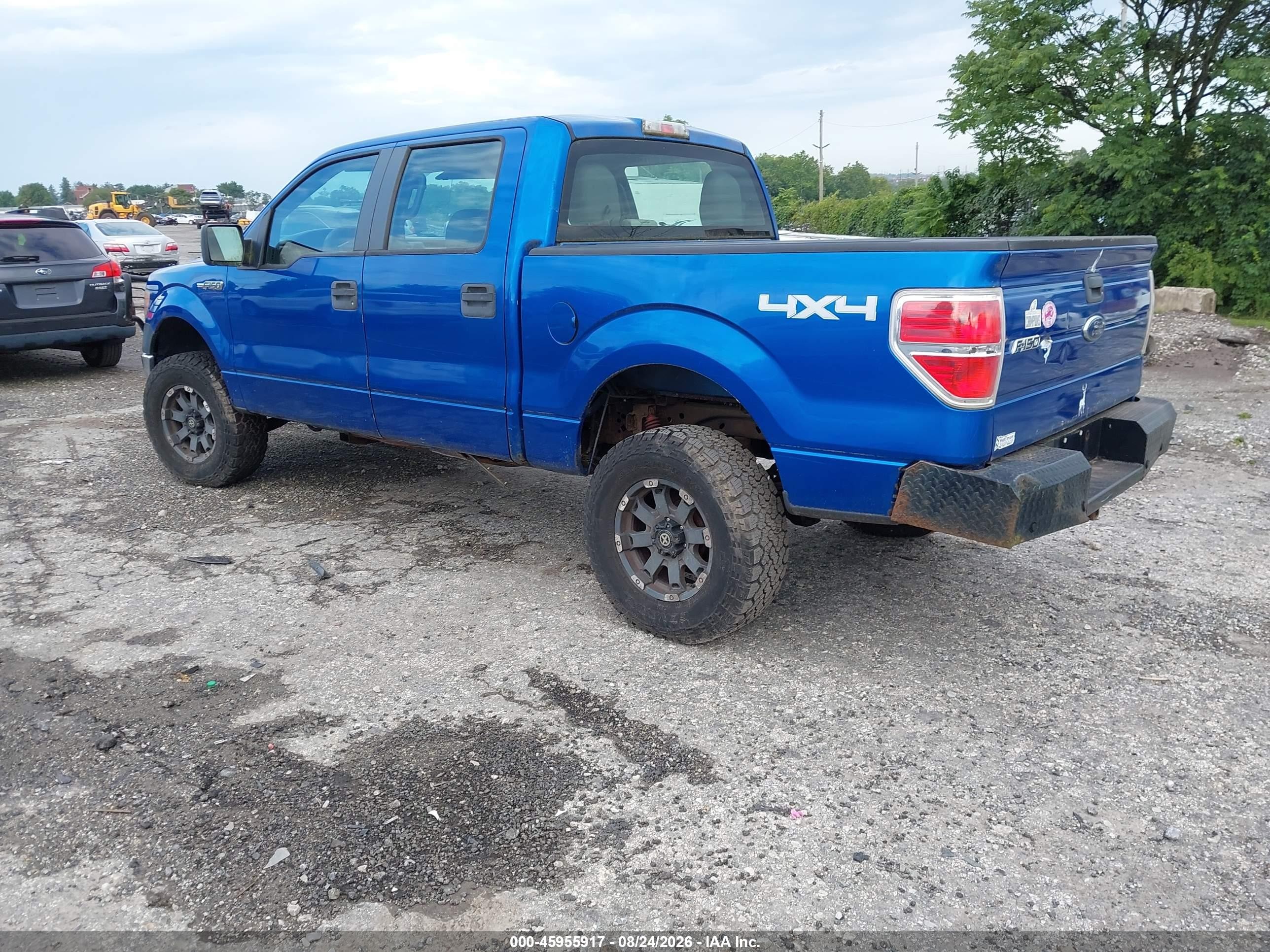 2010 Ford F-150 Xl/xlt Blue vin: 1FTEW1E83AFC42739
