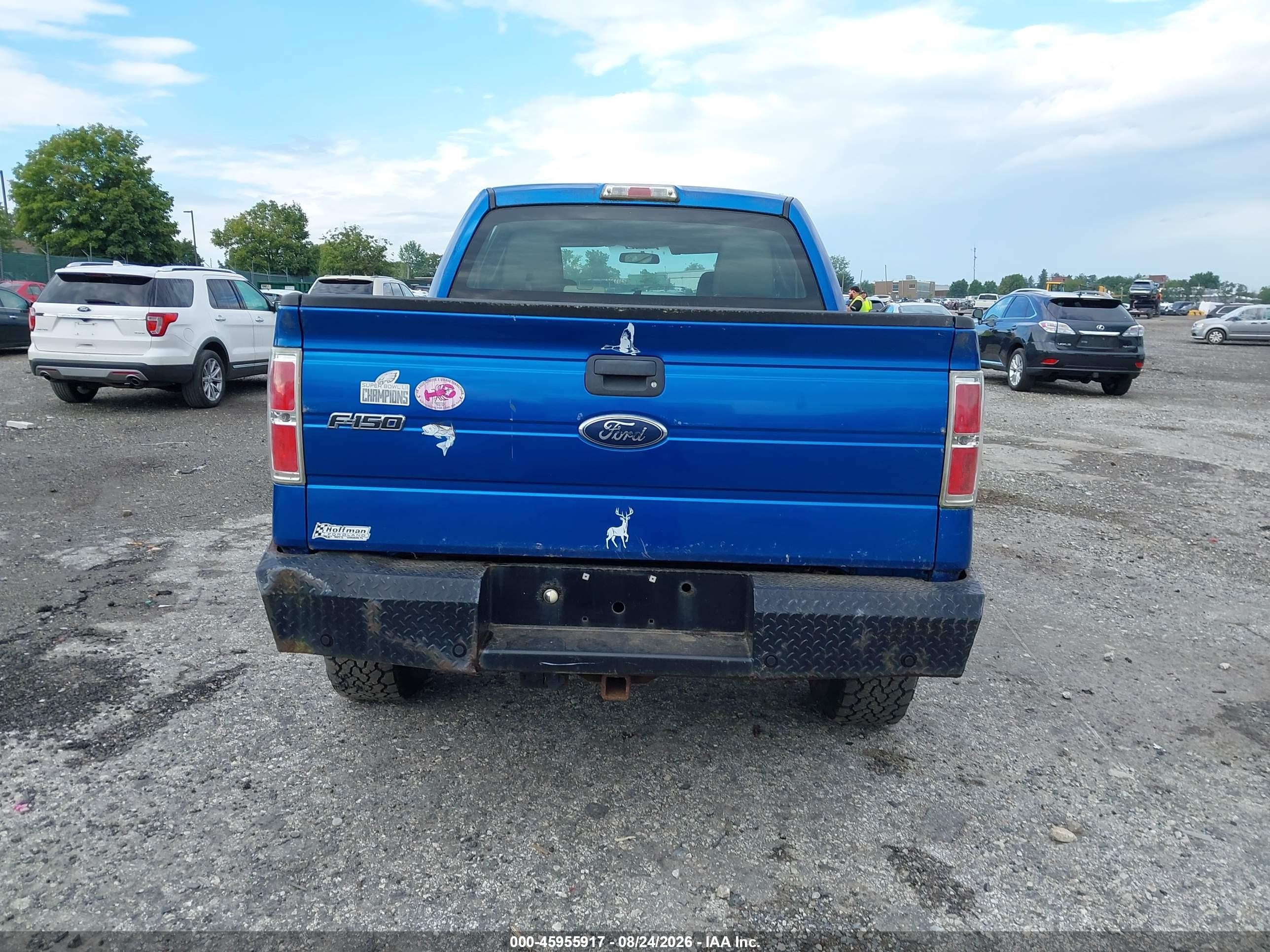 2010 Ford F-150 Xl/xlt Blue vin: 1FTEW1E83AFC42739