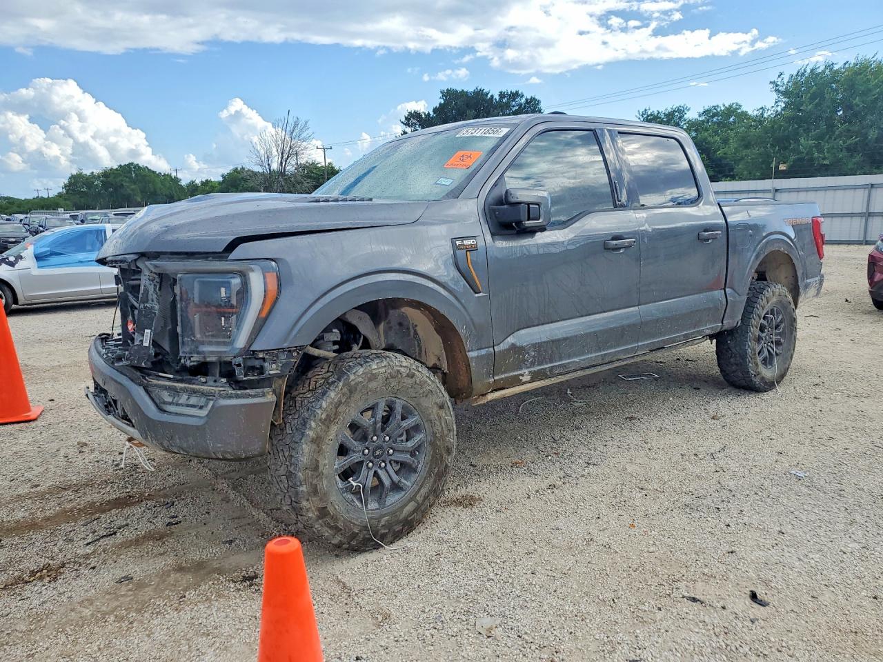 2023 Ford F150 Supercrew Gray vin: 1FTEW1E83PFC59677