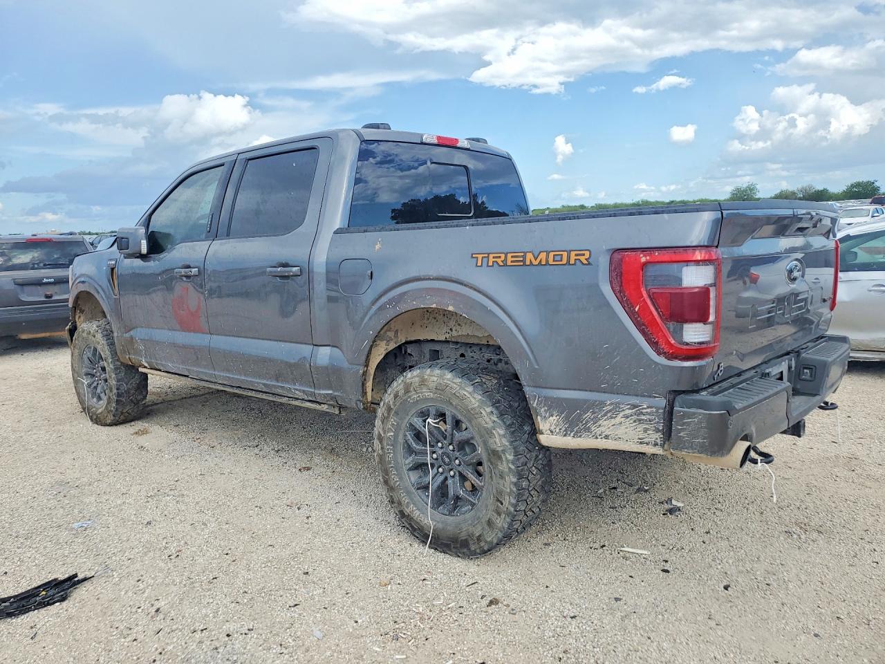 2023 Ford F150 Supercrew Gray vin: 1FTEW1E83PFC59677