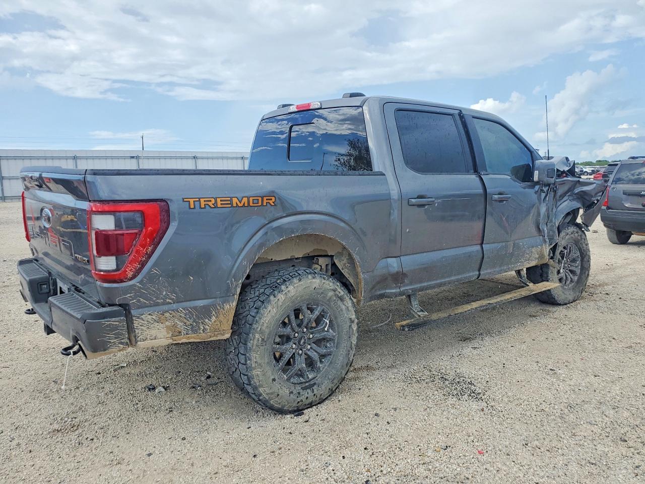 2023 Ford F150 Supercrew Gray vin: 1FTEW1E83PFC59677