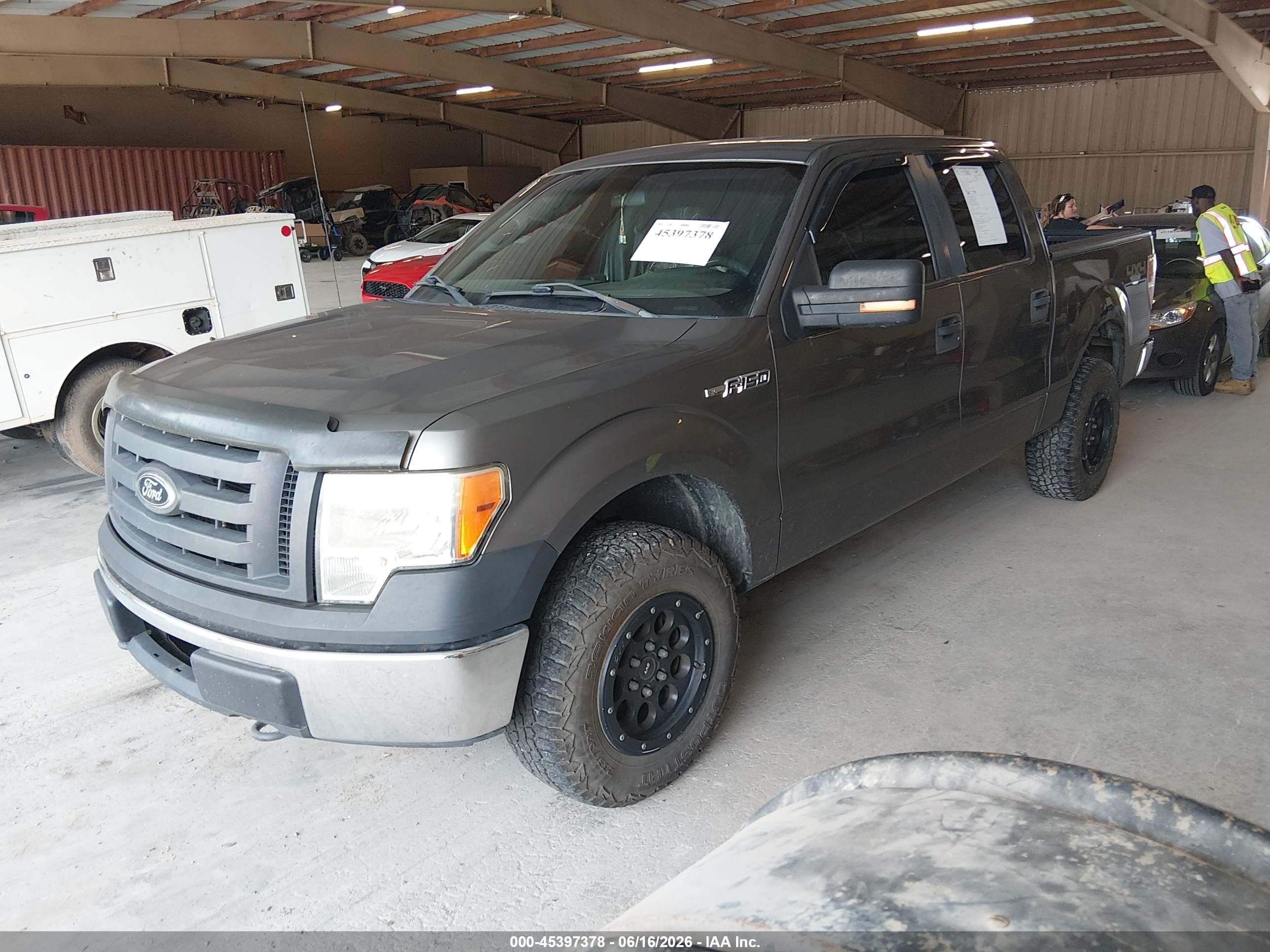 2010 Ford F-150 Xl/xlt Gray vin: 1FTEW1E84AFA63254