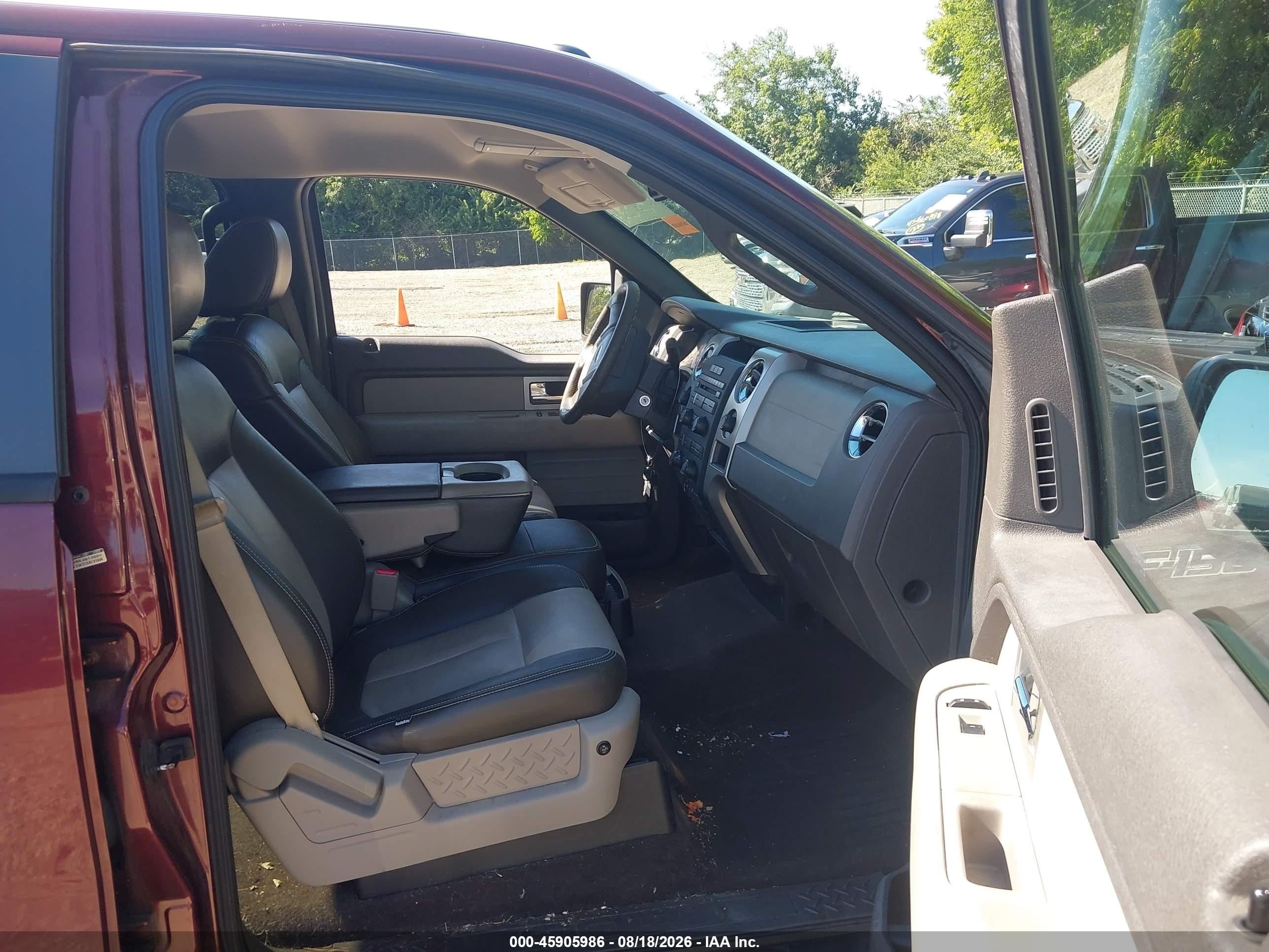 2010 Ford F-150 Xl/xlt Maroon vin: 1FTEW1E84AFD44647