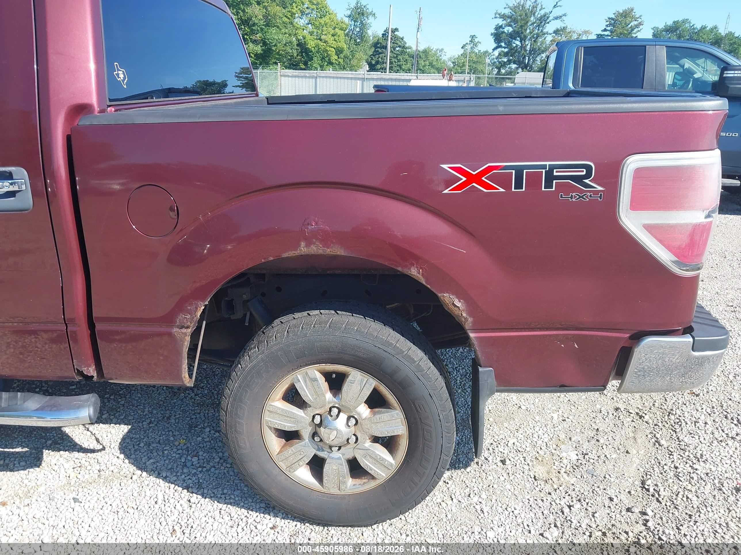 2010 Ford F-150 Xl/xlt Maroon vin: 1FTEW1E84AFD44647