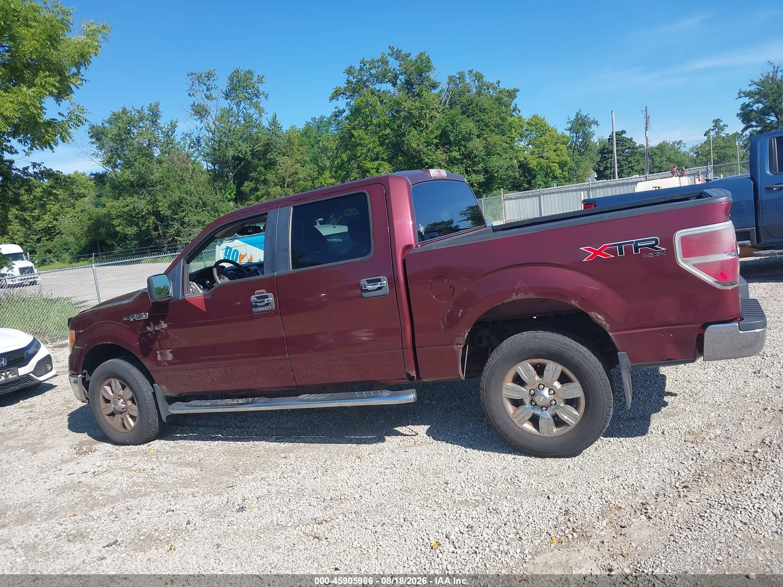 2010 Ford F-150 Xl/xlt Maroon vin: 1FTEW1E84AFD44647