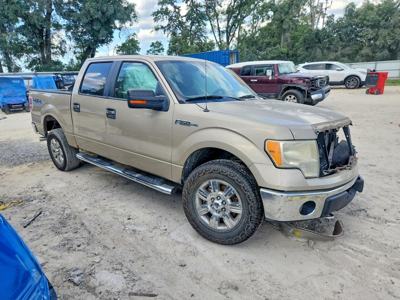 2010 Ford F150 Supercrew Tan vin: 1FTEW1E84AFD62923