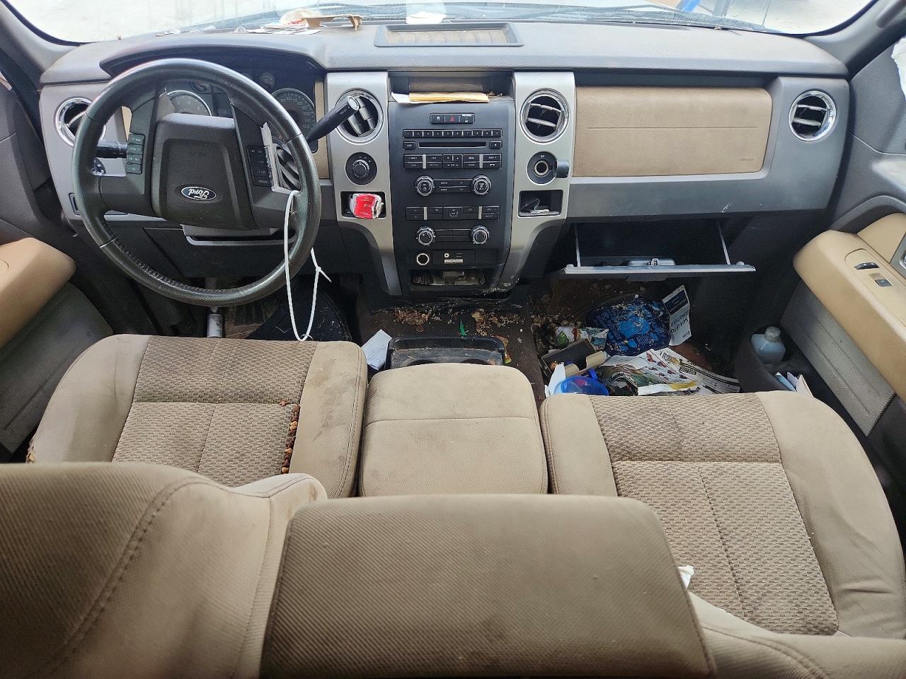 2010 Ford F150 Supercrew Tan vin: 1FTEW1E84AFD62923